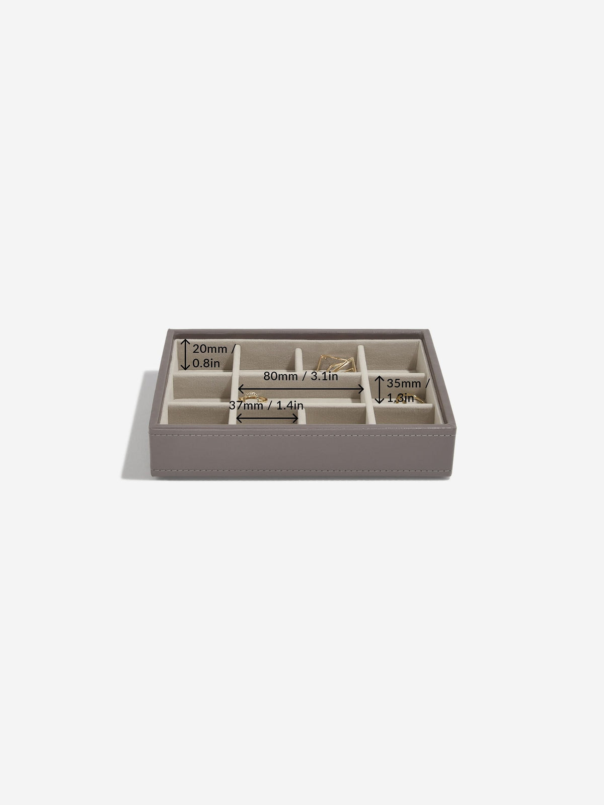 Stackers Mini Sieradenlaag Zachtbruin - Mystackers