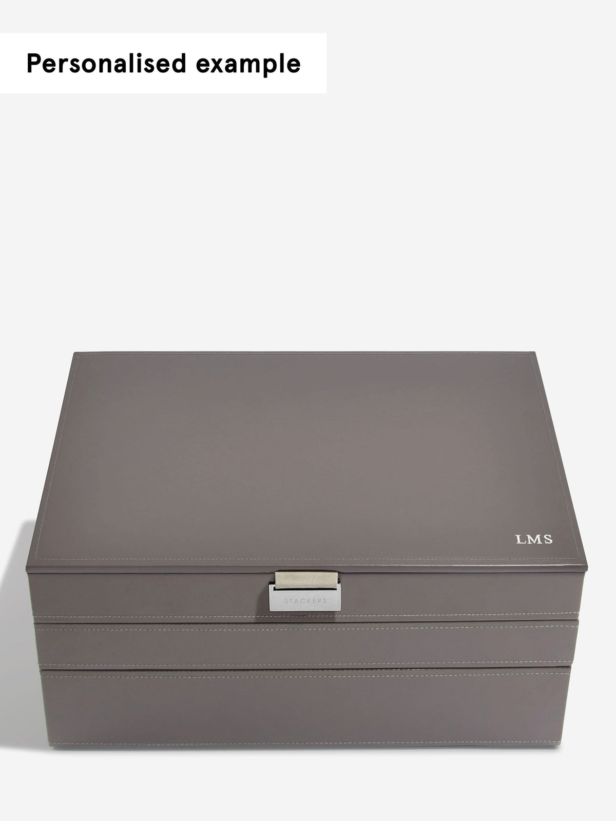 Stackers XL Juwelendoos set van 3 Zachtbruin - Mystackers