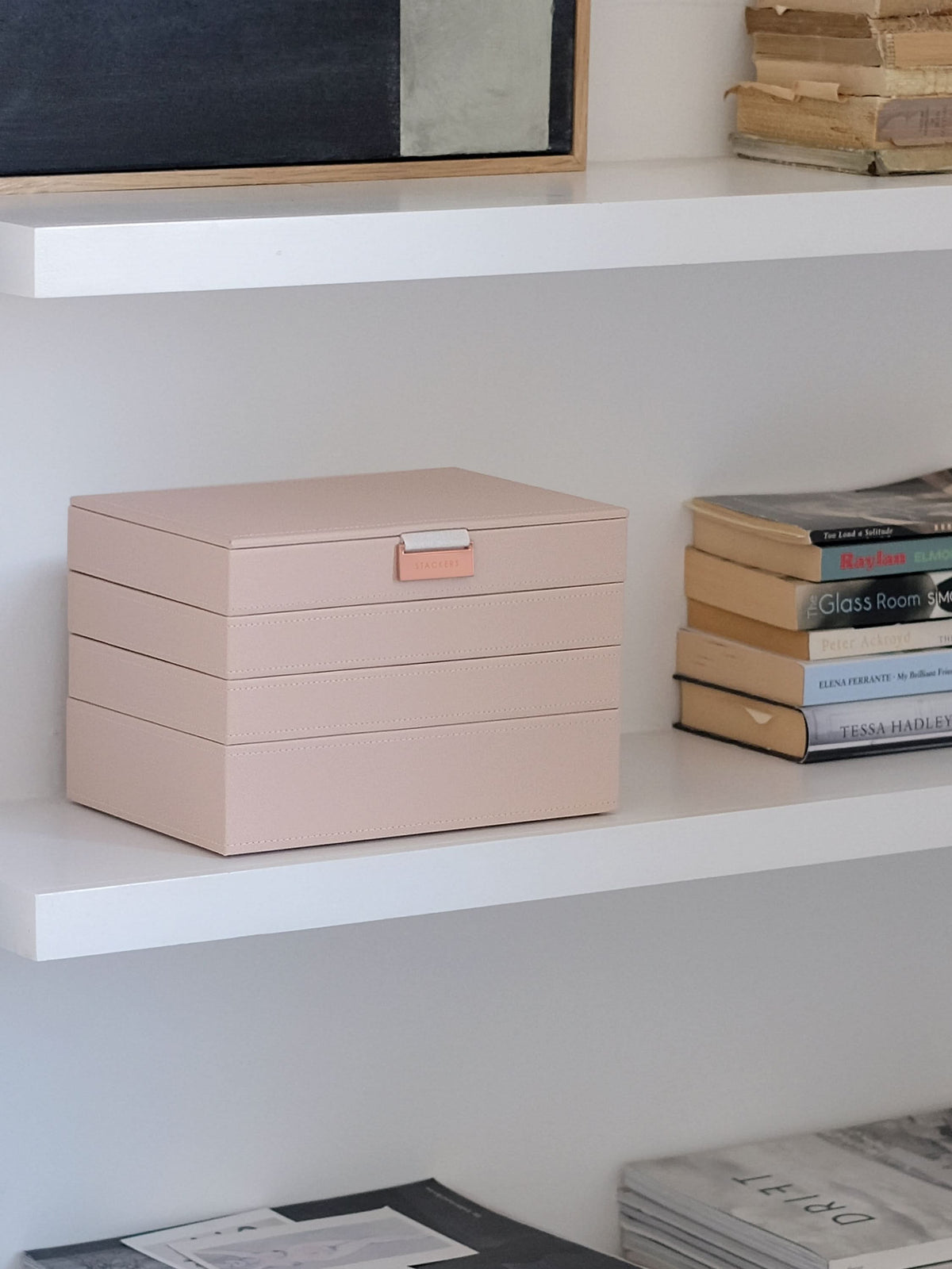 Stackers Klassieke Juwelendoos Set van 4 Roze - Mystackers