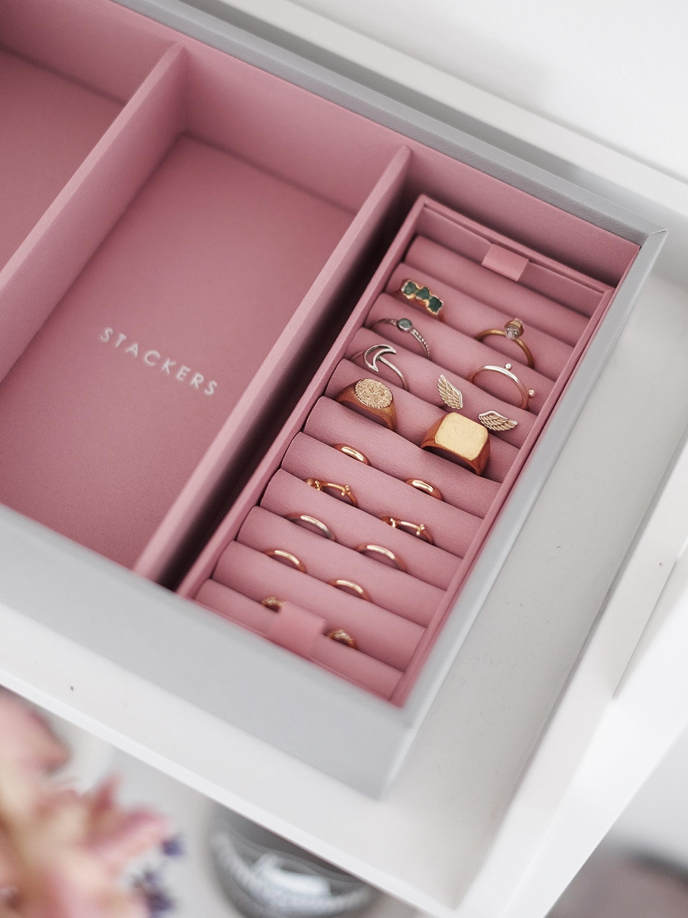 Stackers Ring Roll Roze - Stackers.be