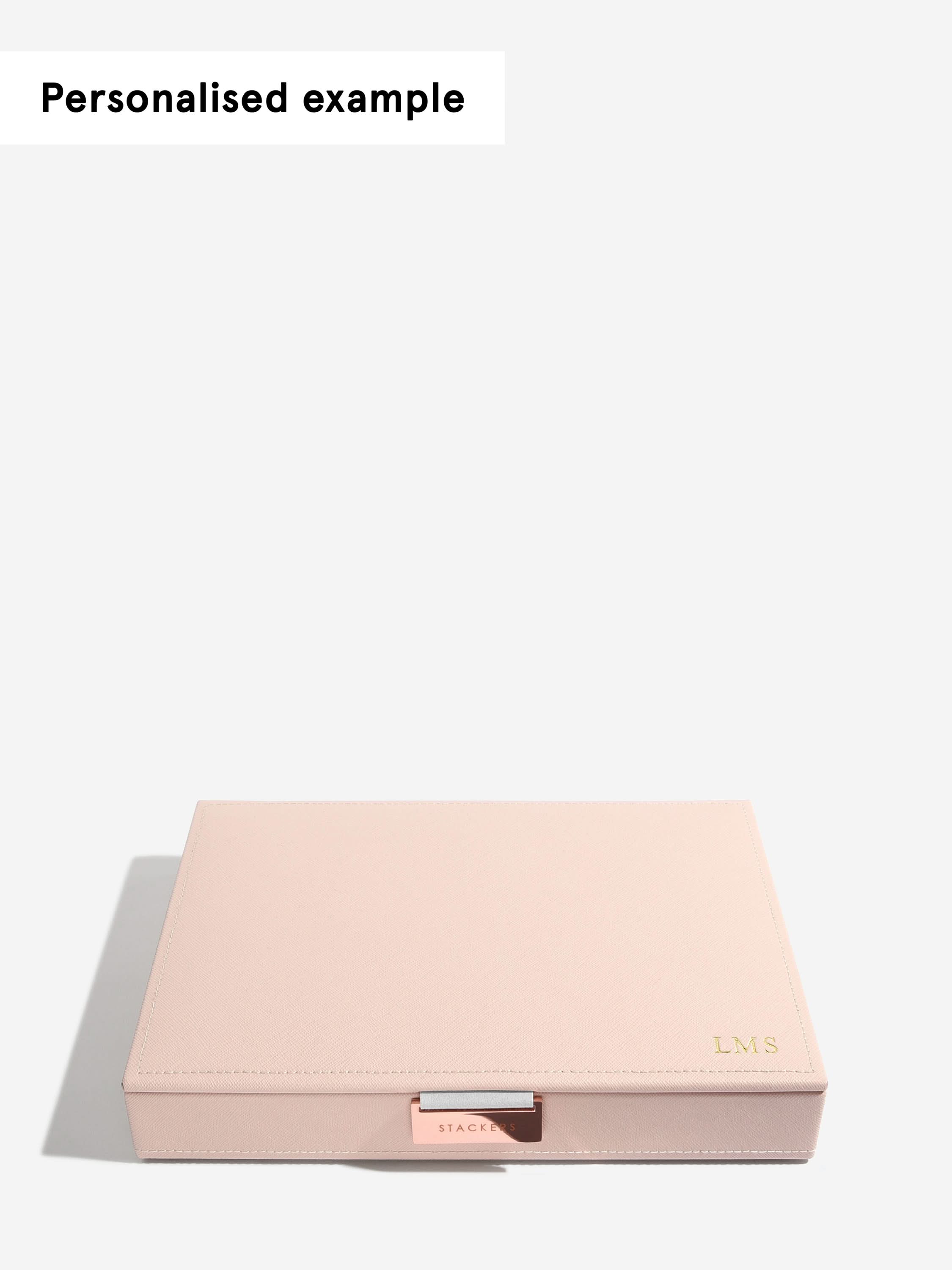 Stackers Charm deksel voor Klassieke Juwelendoos Roze - Mystackers
