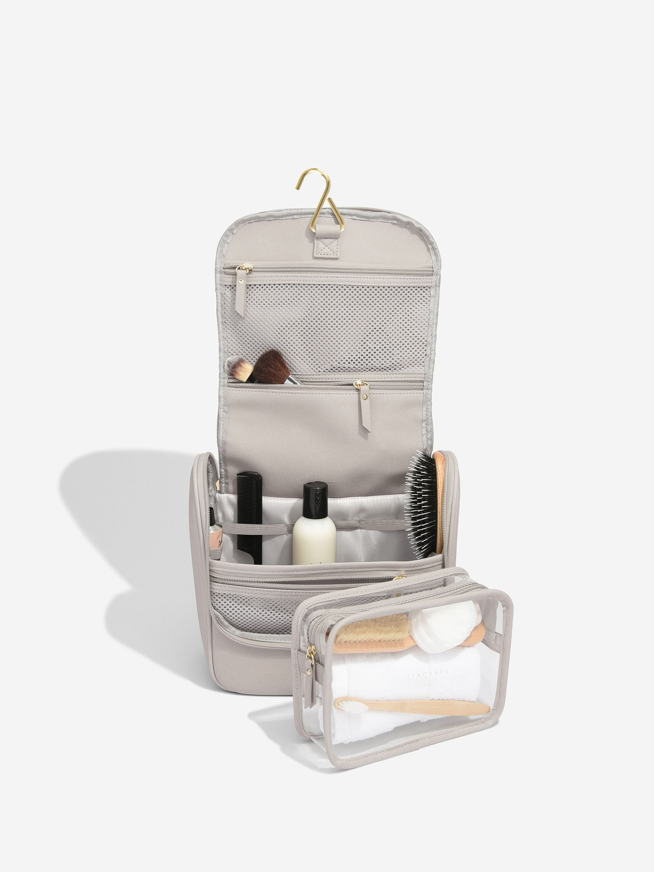 Stackers hangende Toilettas Taupe - Mystackers