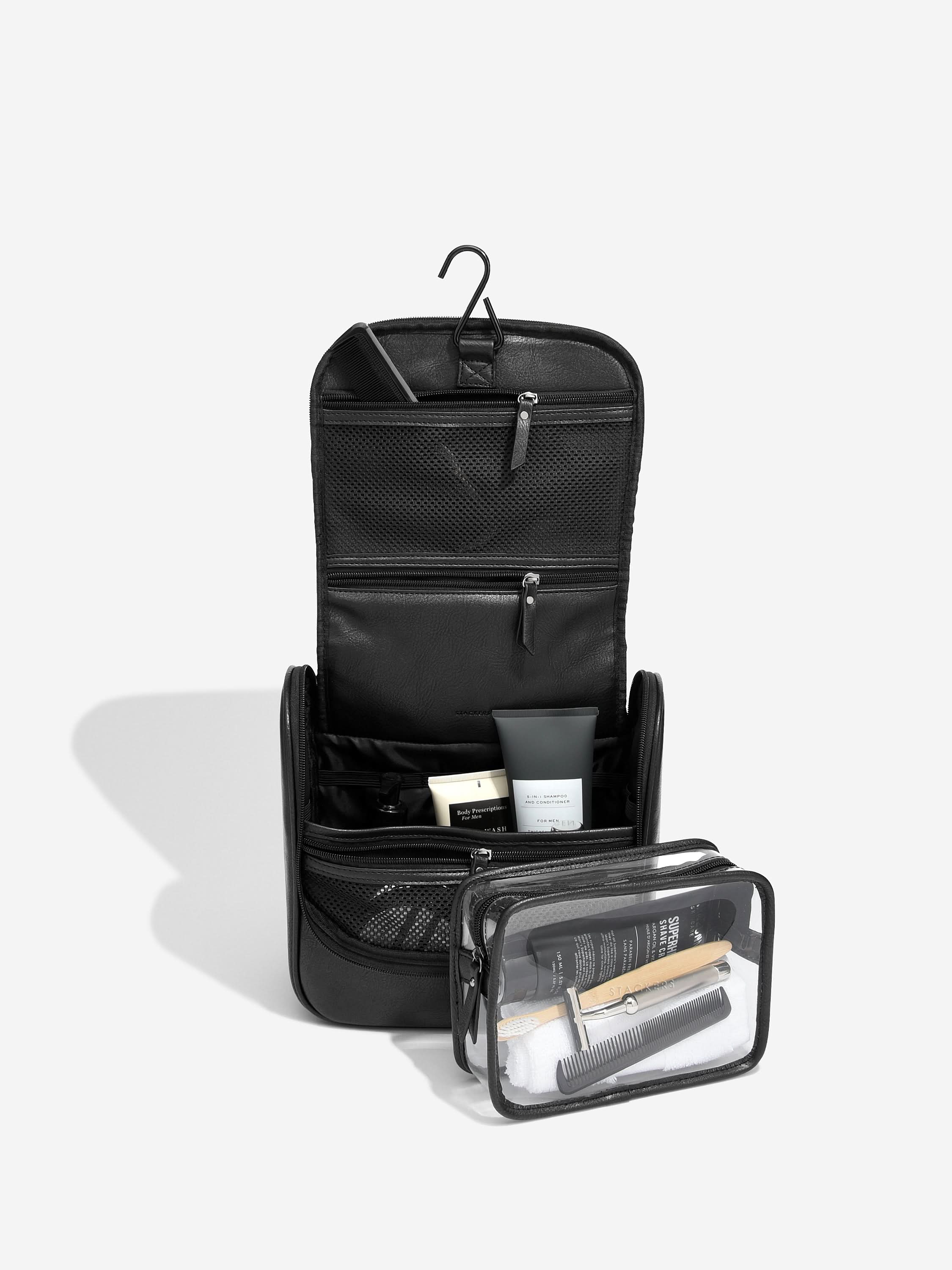 Stackers hangende Toilettas Zwart - Mystackers