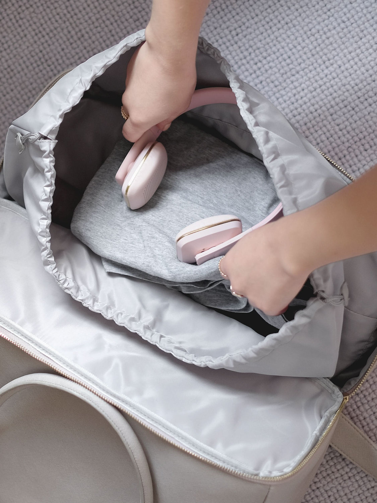 Stackers Handtas Taupe - Mystackers