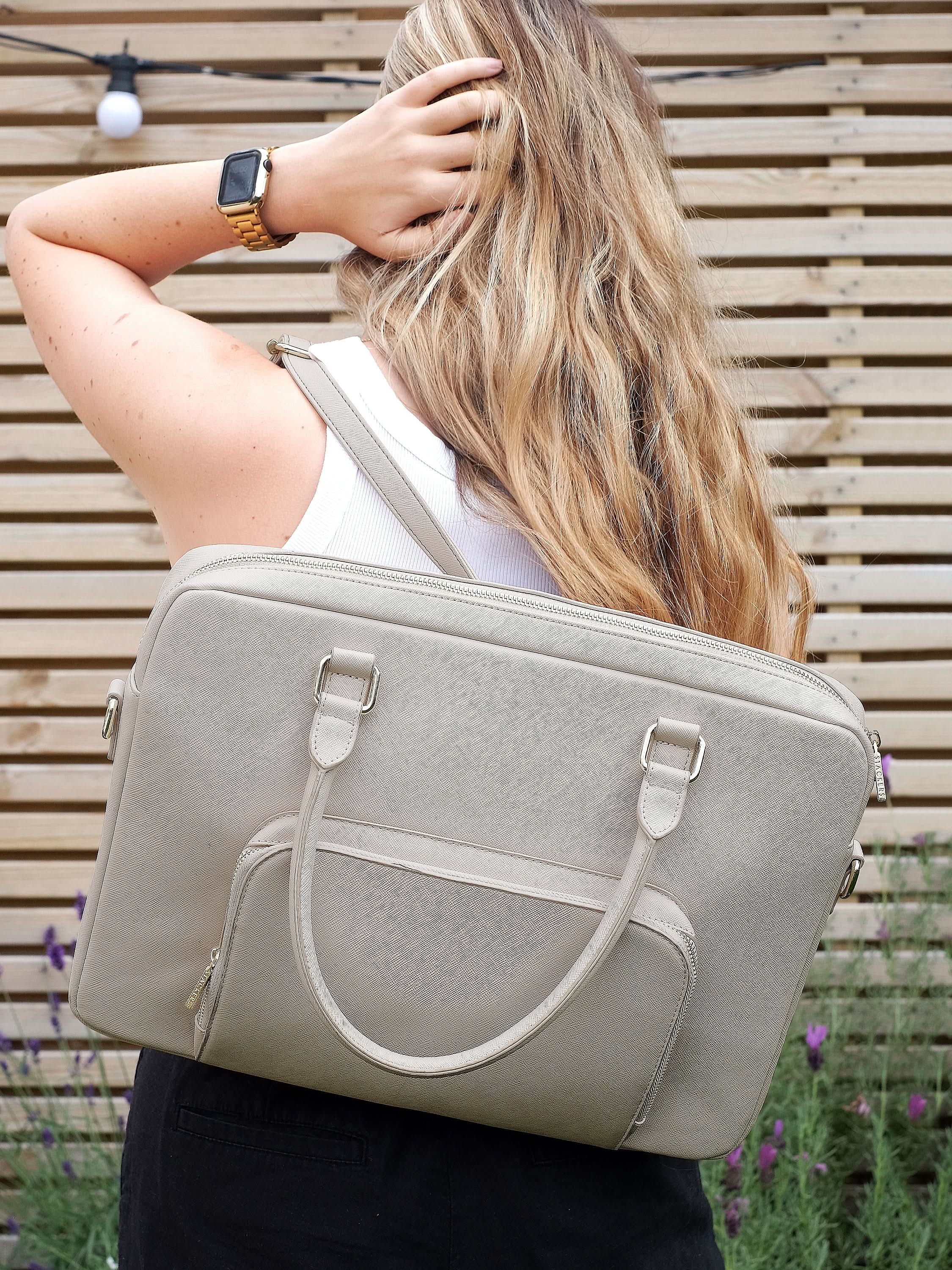Stackers Laptoptas Taupe - Mystackers