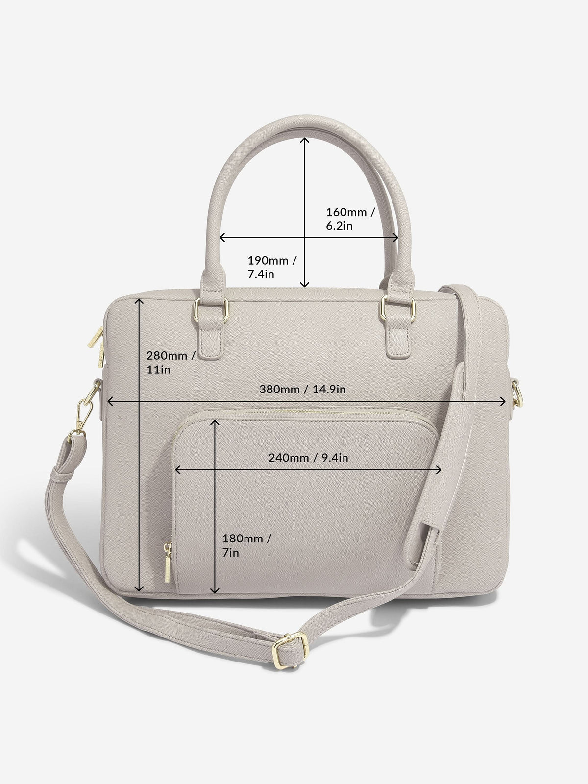 Stackers Laptoptas Taupe - Mystackers