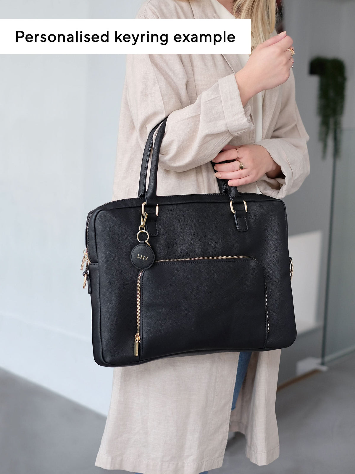 Stackers Laptoptas Zwart - Mystackers