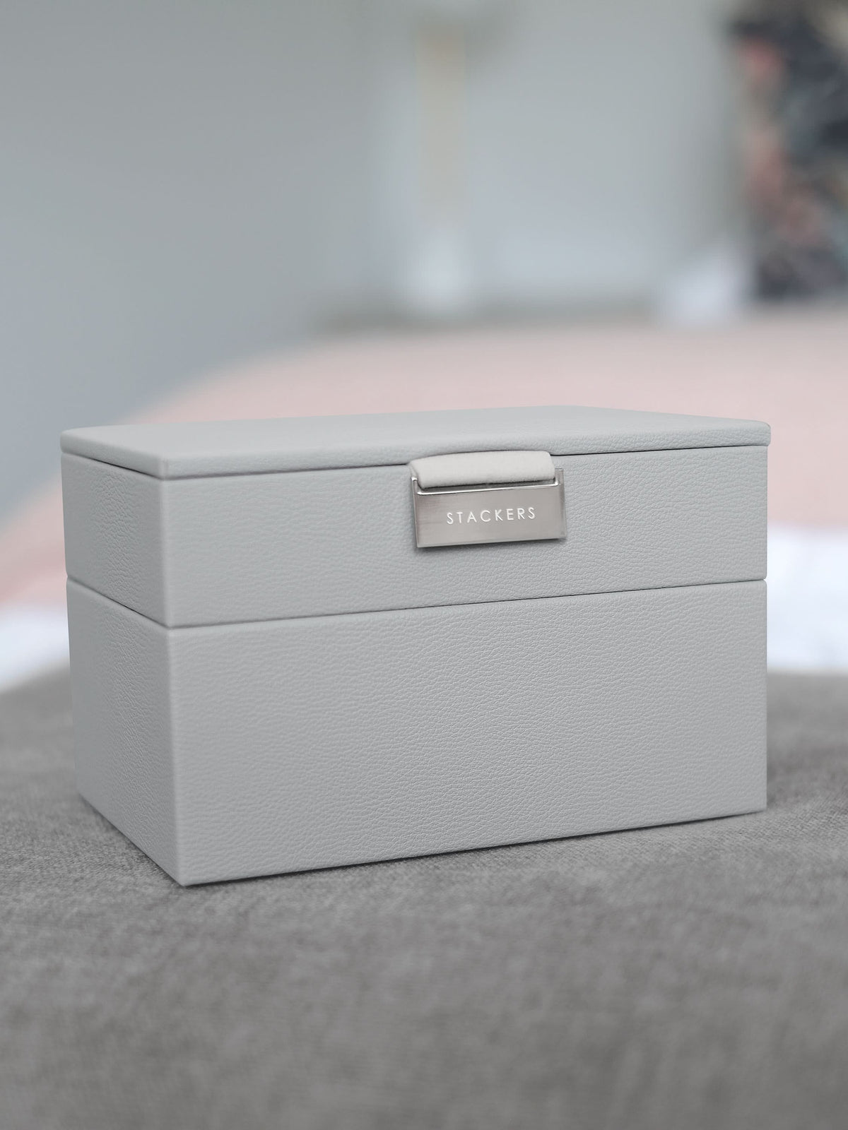 Stackers Mini Juwelendoos Set van 2 Grijs - Mystackers