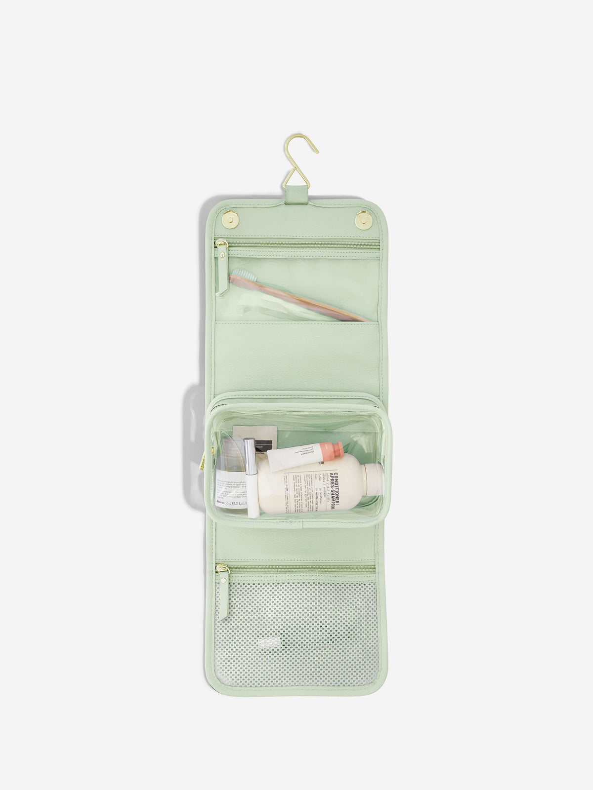 Stackers kleine hangende Toilettas Saliegroen - Mystackers