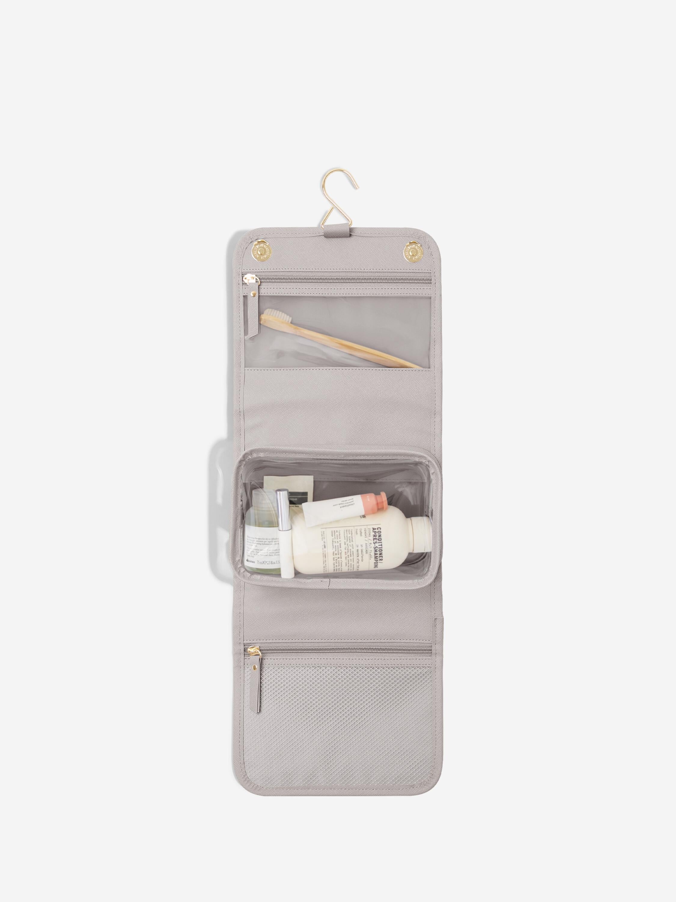 Stackers kleine hangende Toilettas Taupe - Mystackers