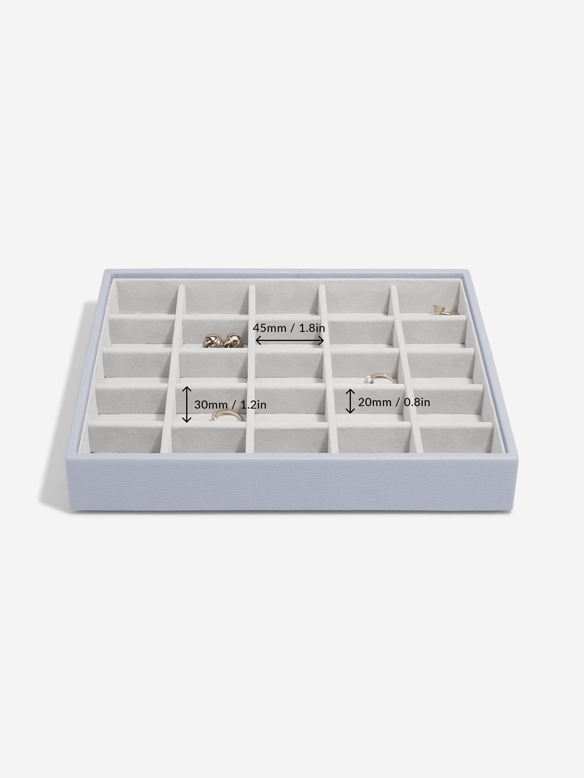 Stackers kleine Sieradenlaag voor Klassieke Juwelendoos Lavendel - Mystackers