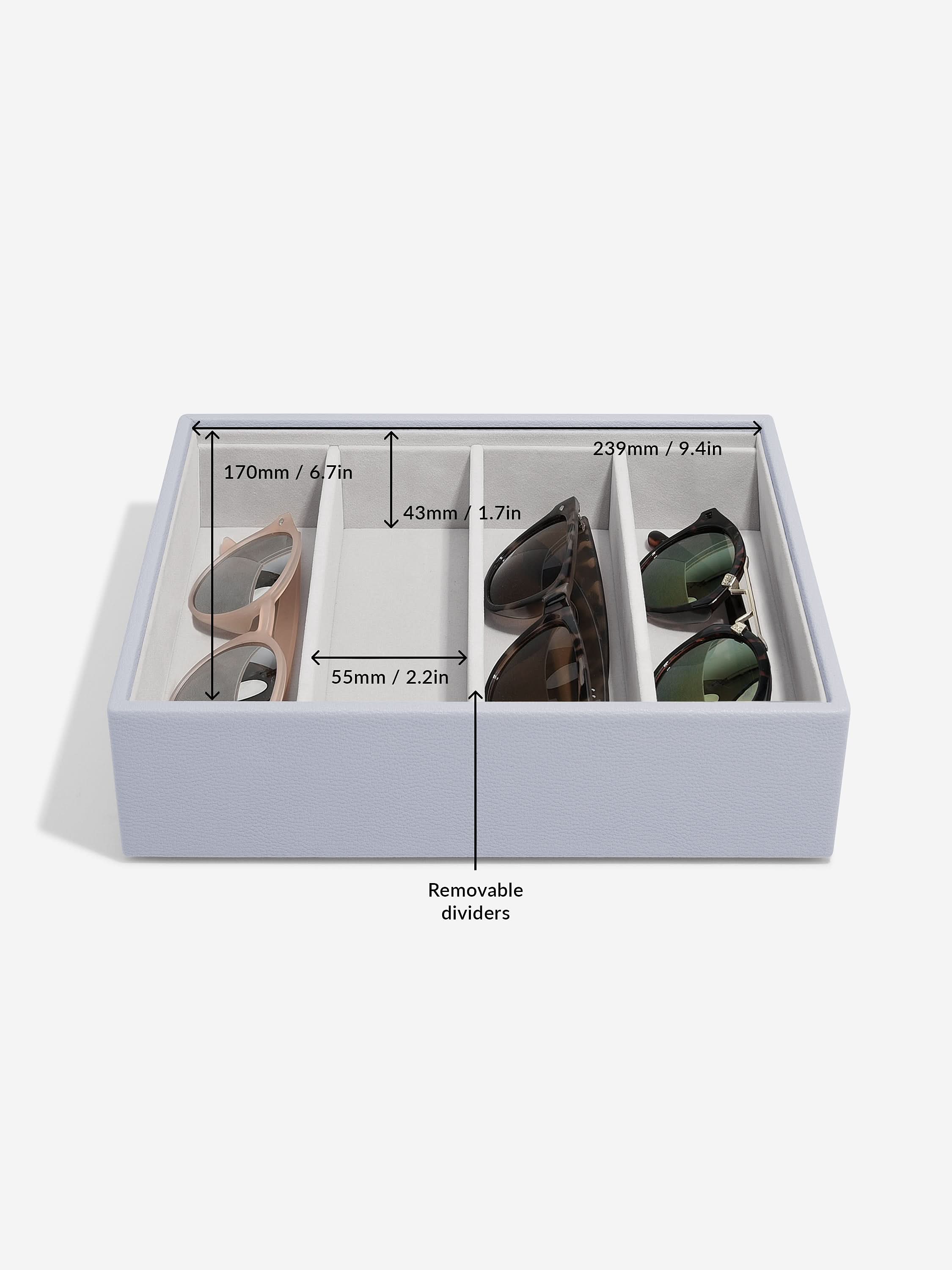 Stackers Bril & Accessoires-laag voor Klassieke Juwelendoos Lavendel - Mystackers