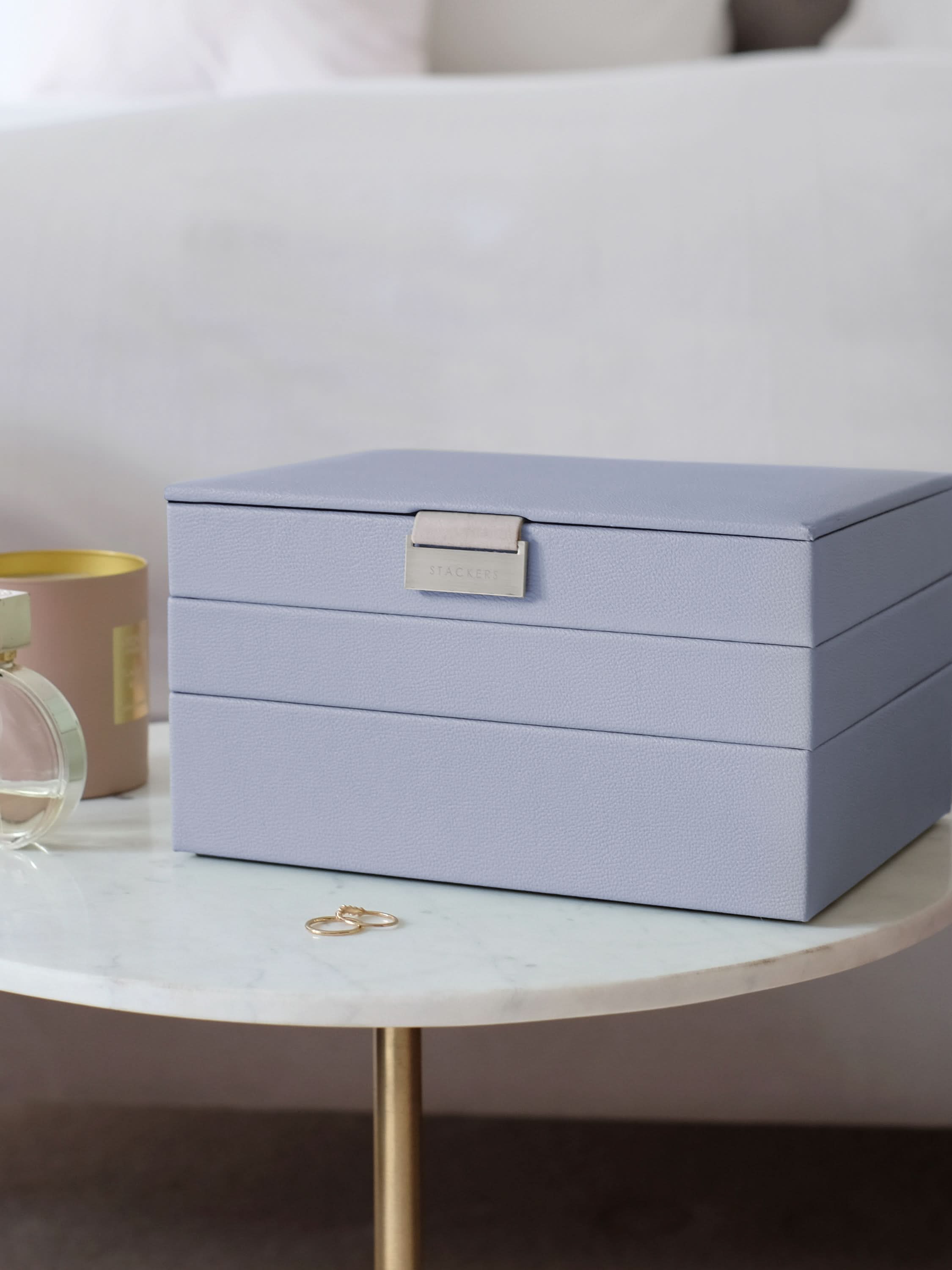 Stackers Klassieke Juwelendoos Set van 3 Lavendel - Mystackers