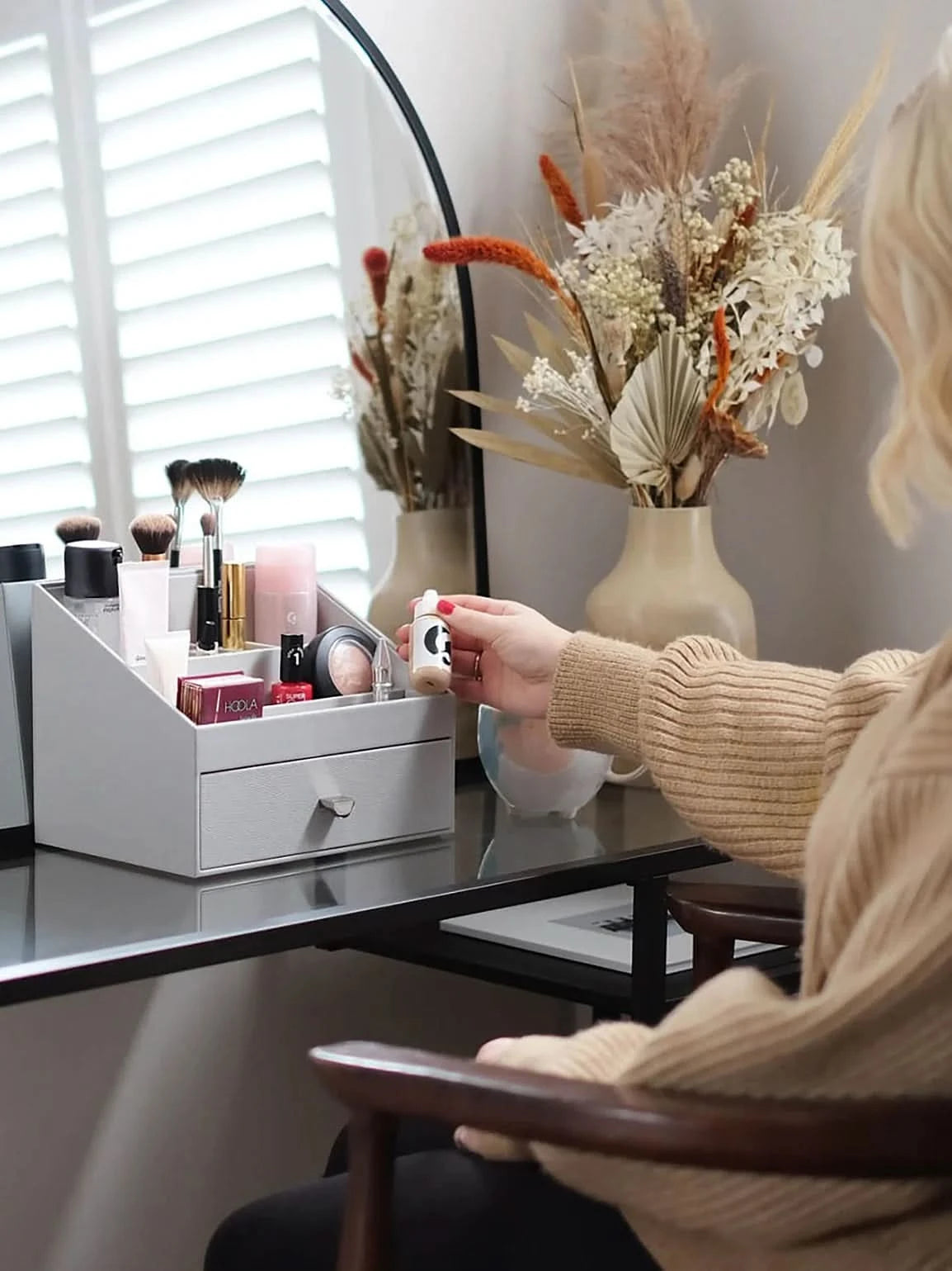 Stackers Makeup Organizer Grijs - Mystackers
