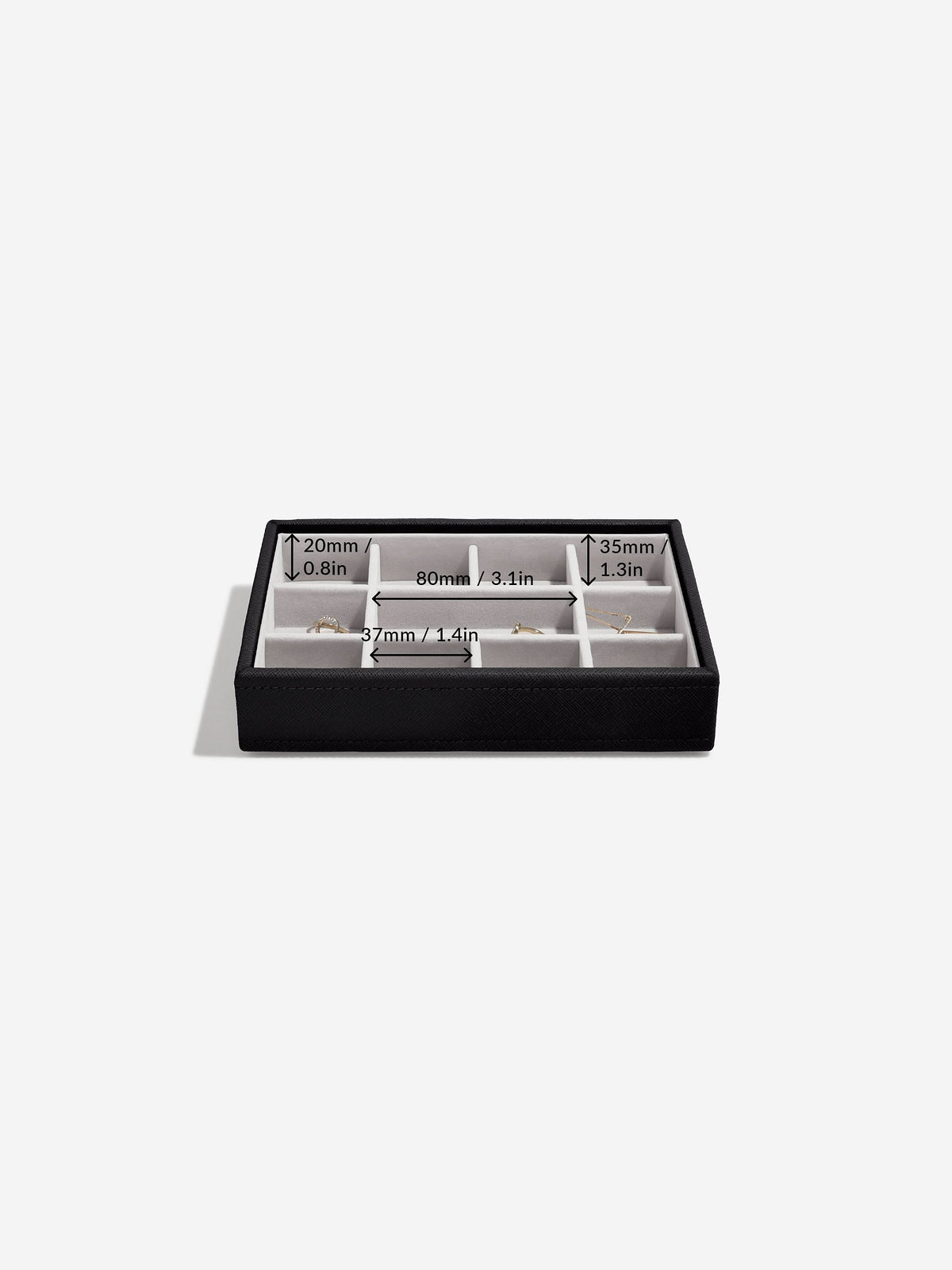 Stackers Mini Sieradenlaag Zwart - Mystackers