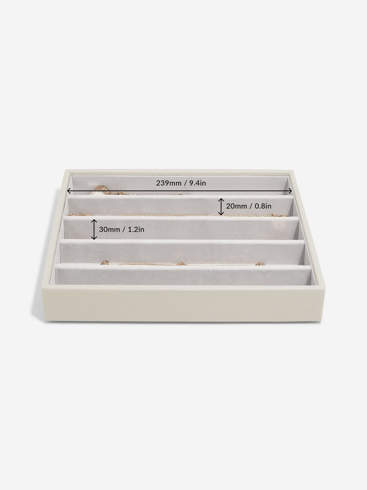Stackers Halskettingenlaag voor Klassieke Juwelendoos Havermout - Mystackers