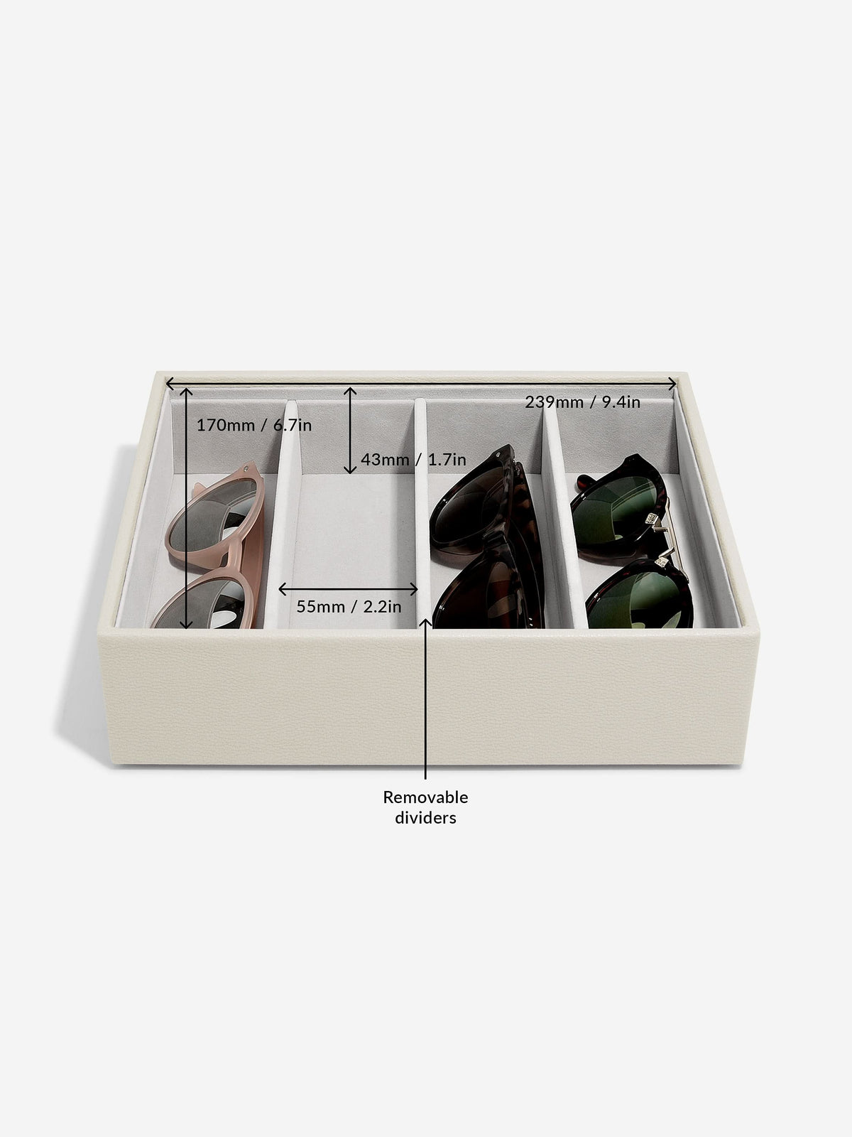 Stackers Bril & Accessoires-laag voor Klassieke Juwelendoos Havermout - Mystackers