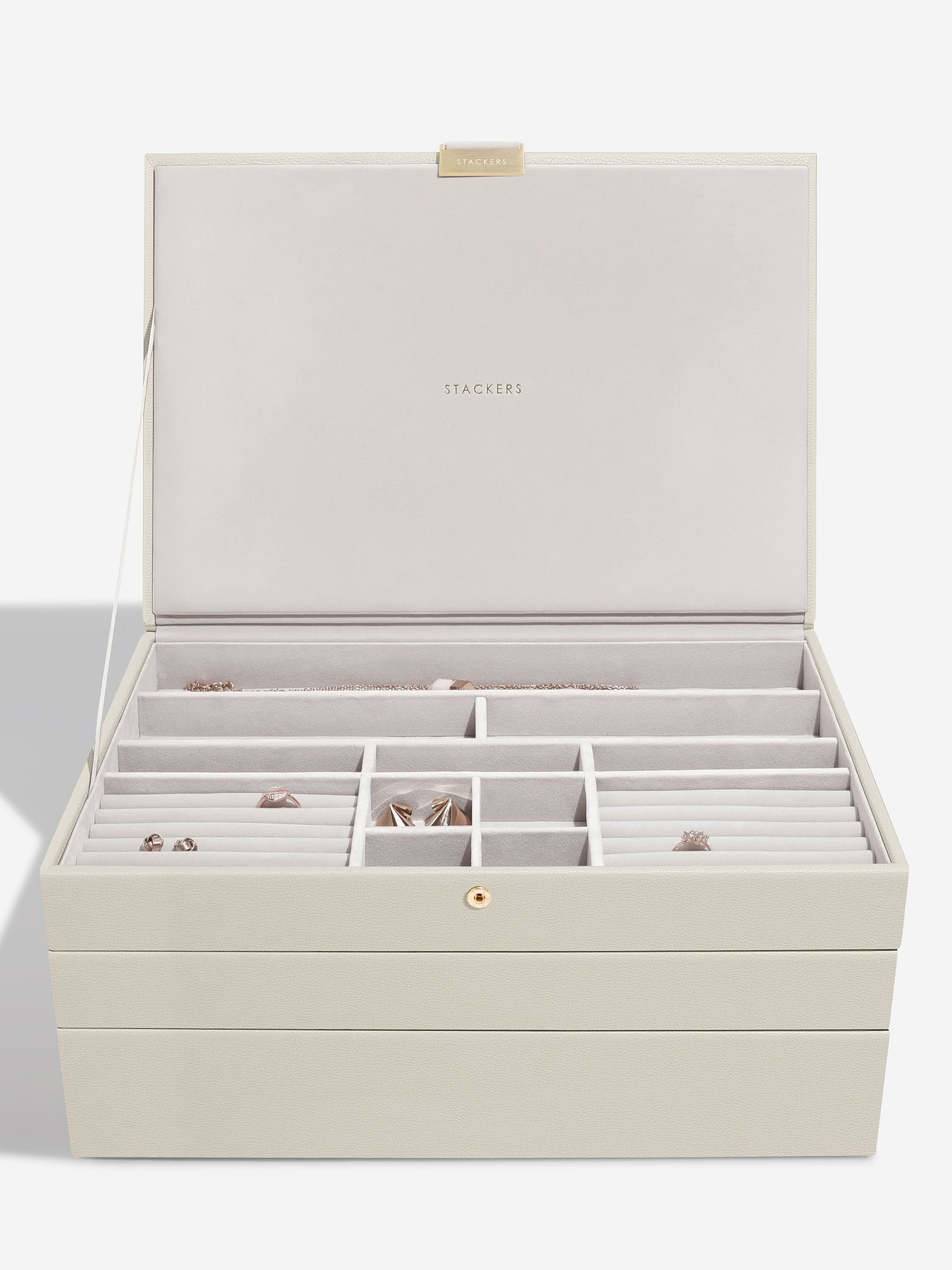 Stackers XL Juwelendoos set van 3 Havermout - Mystackers