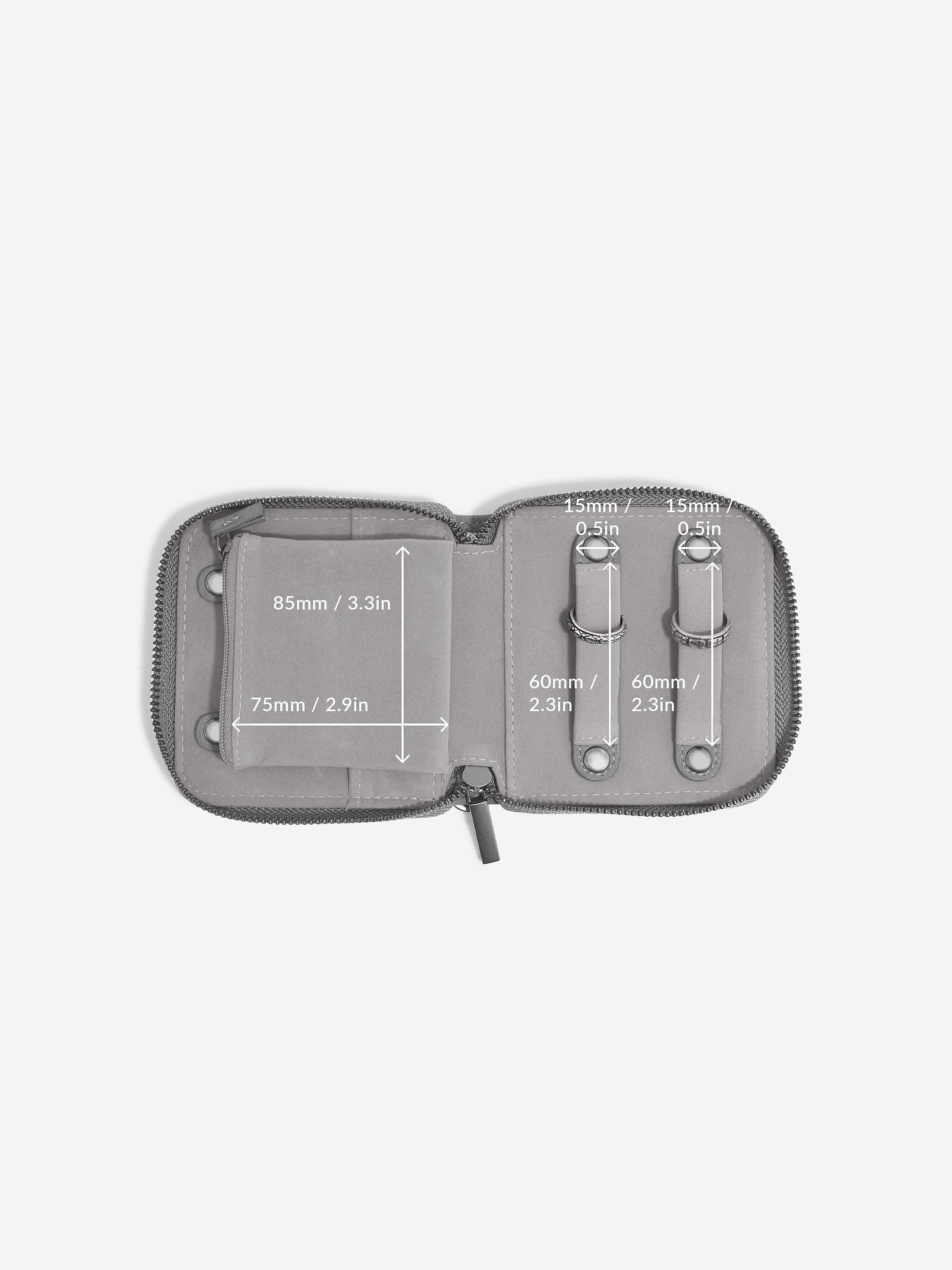 Stackers Compact Jewellery Roll Donkergrijs - Mystackers