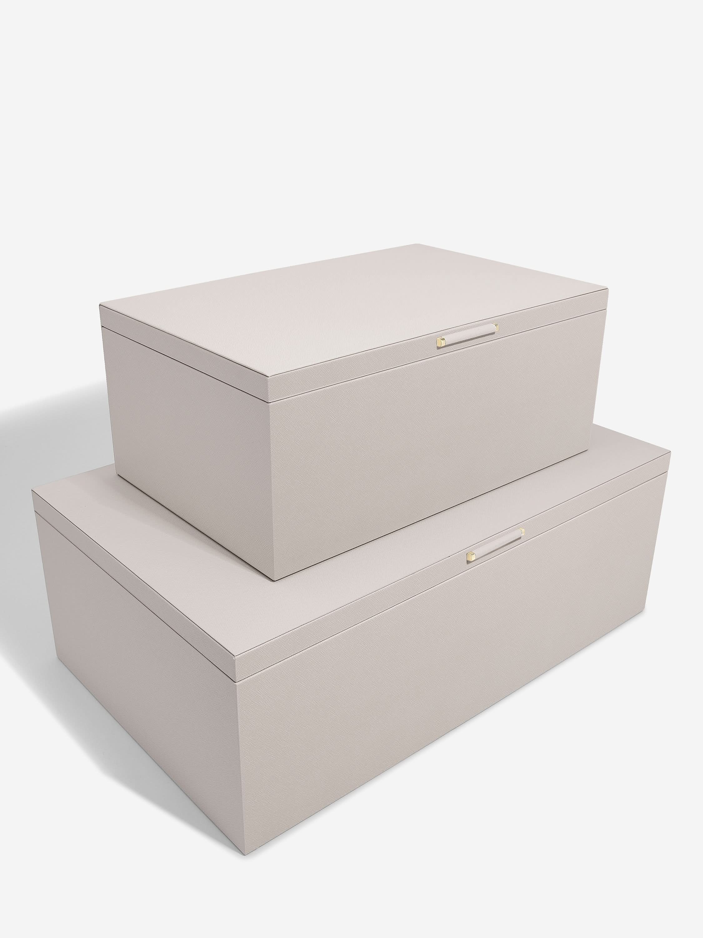 Stackers Opbergdozenset van twee Taupe - Mystackers