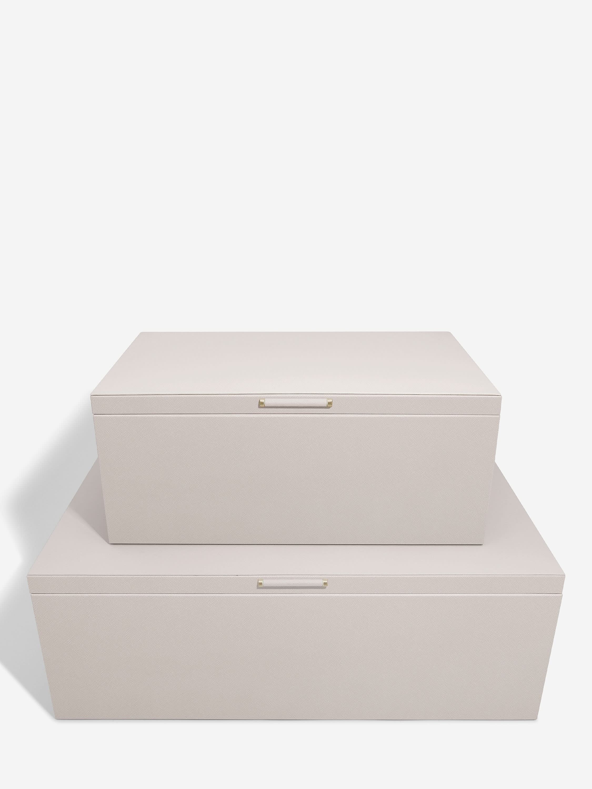 Stackers Opbergdozenset van twee Taupe - Mystackers