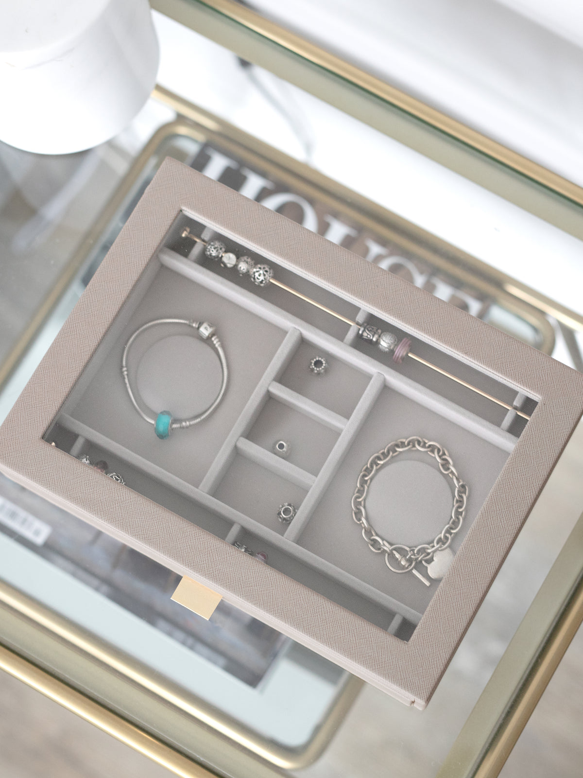 Stackers Klassieke Display Armbandenlade Taupe - Mystackers