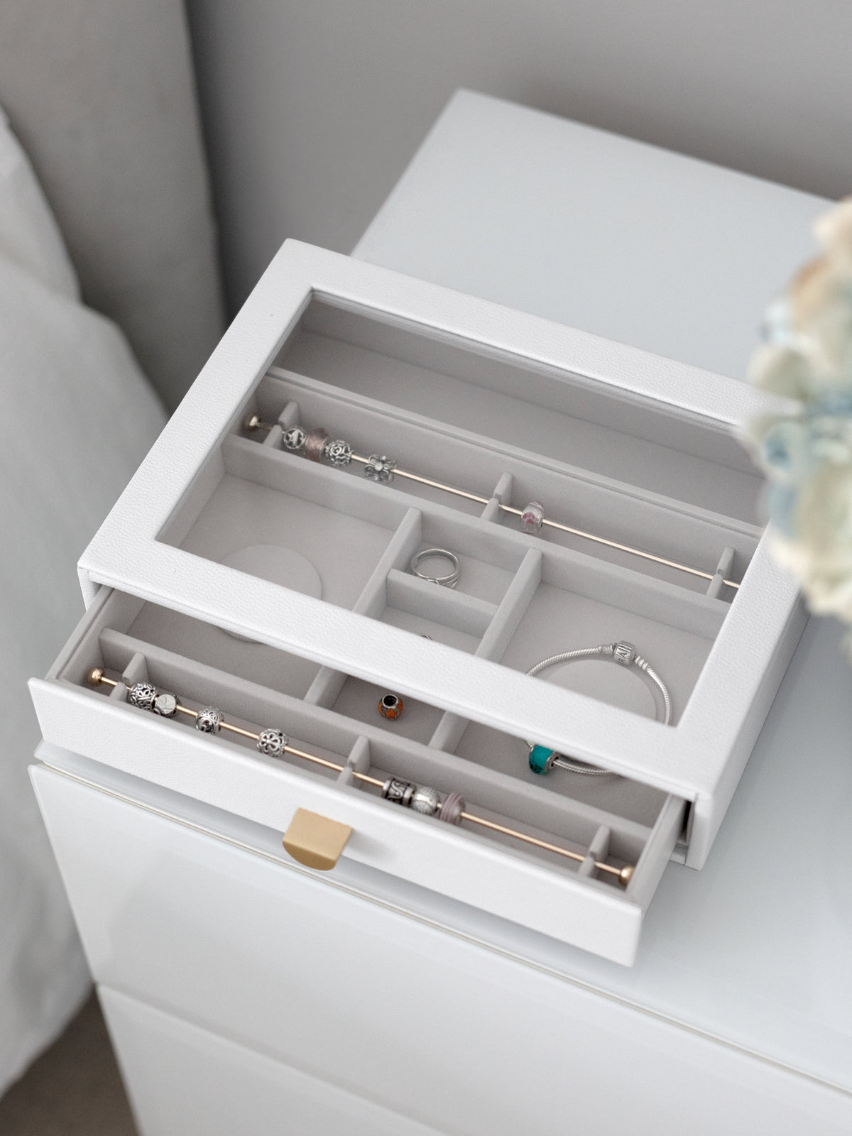 Stackers Klassieke Display Armbandenlade Wit - Mystackers