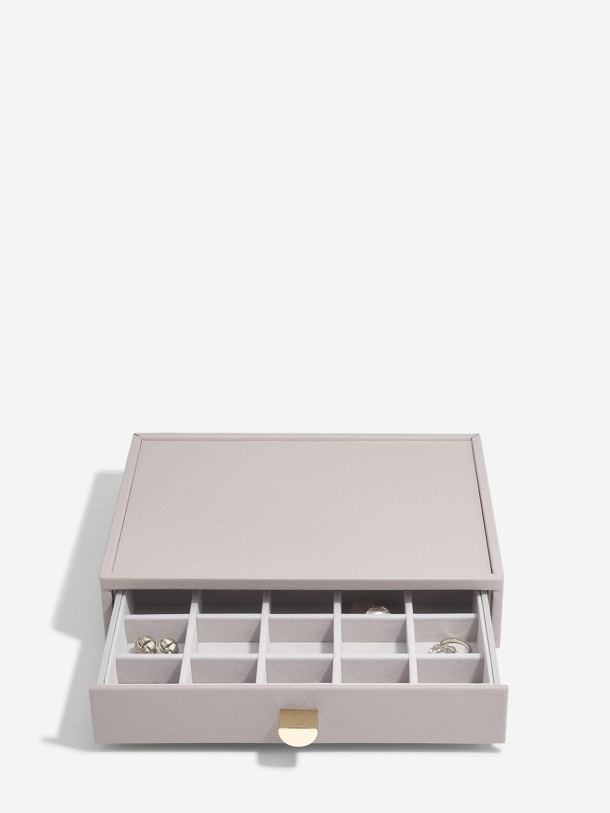 Stackers kleine Sieradenlade voor Klassieke Display Juwelendoos Taupe - Mystackers