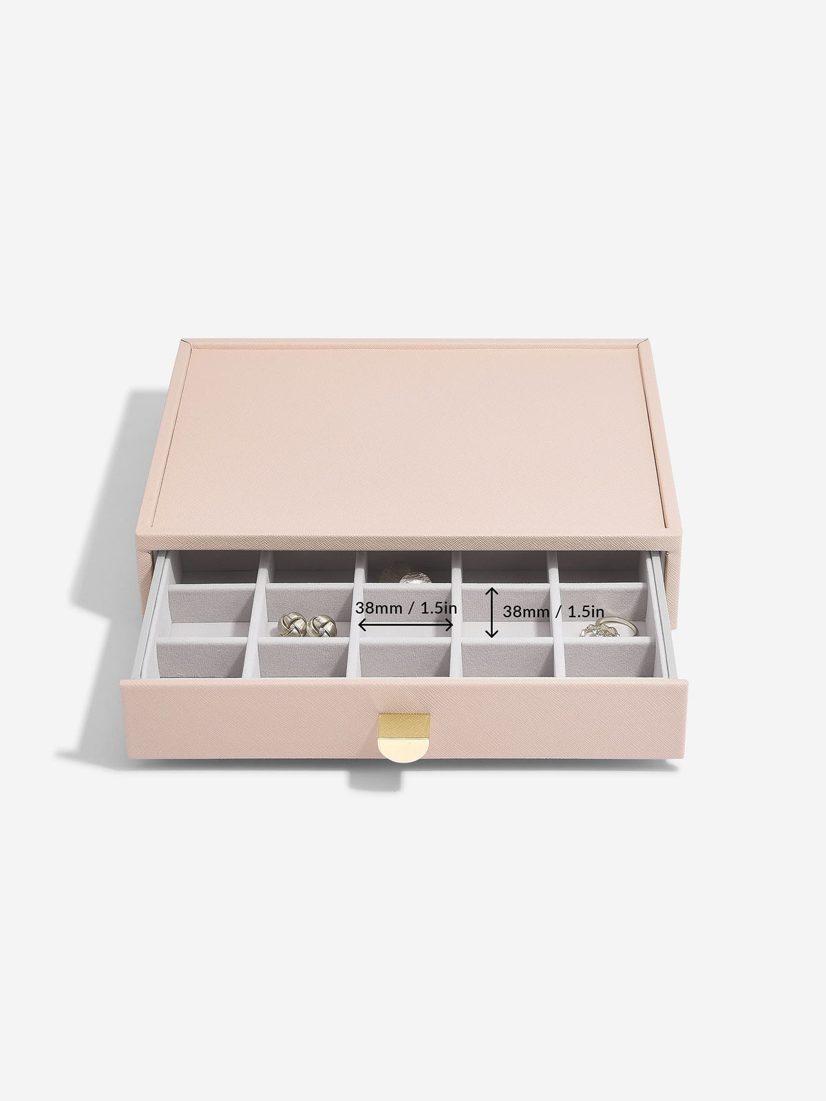 Stackers kleine Sieradenlade voor Klassieke Display Juwelendoos Roze - Mystackers