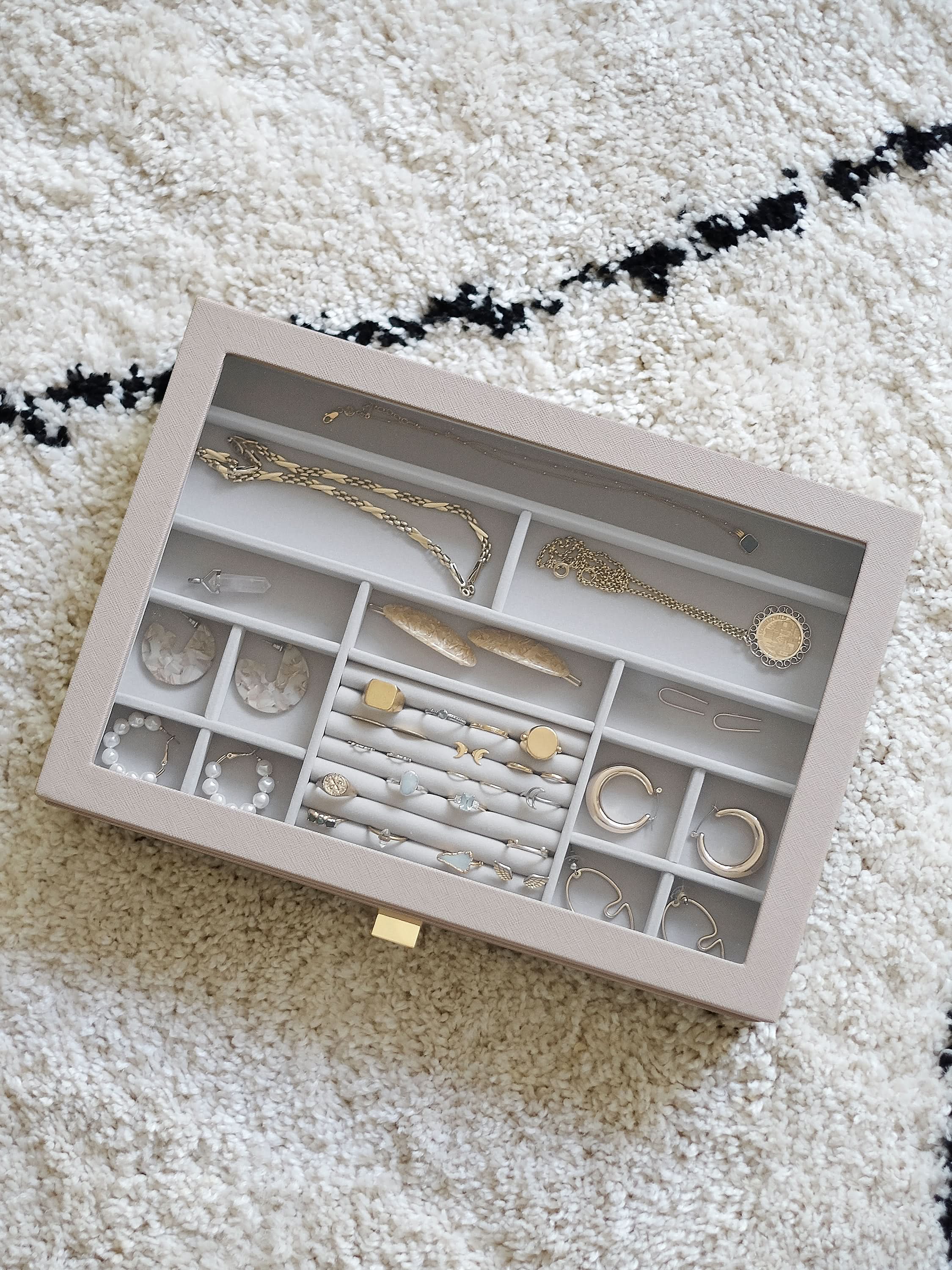 Stackers XL Ringen & Armbandenlade Display Taupe - Mystackers