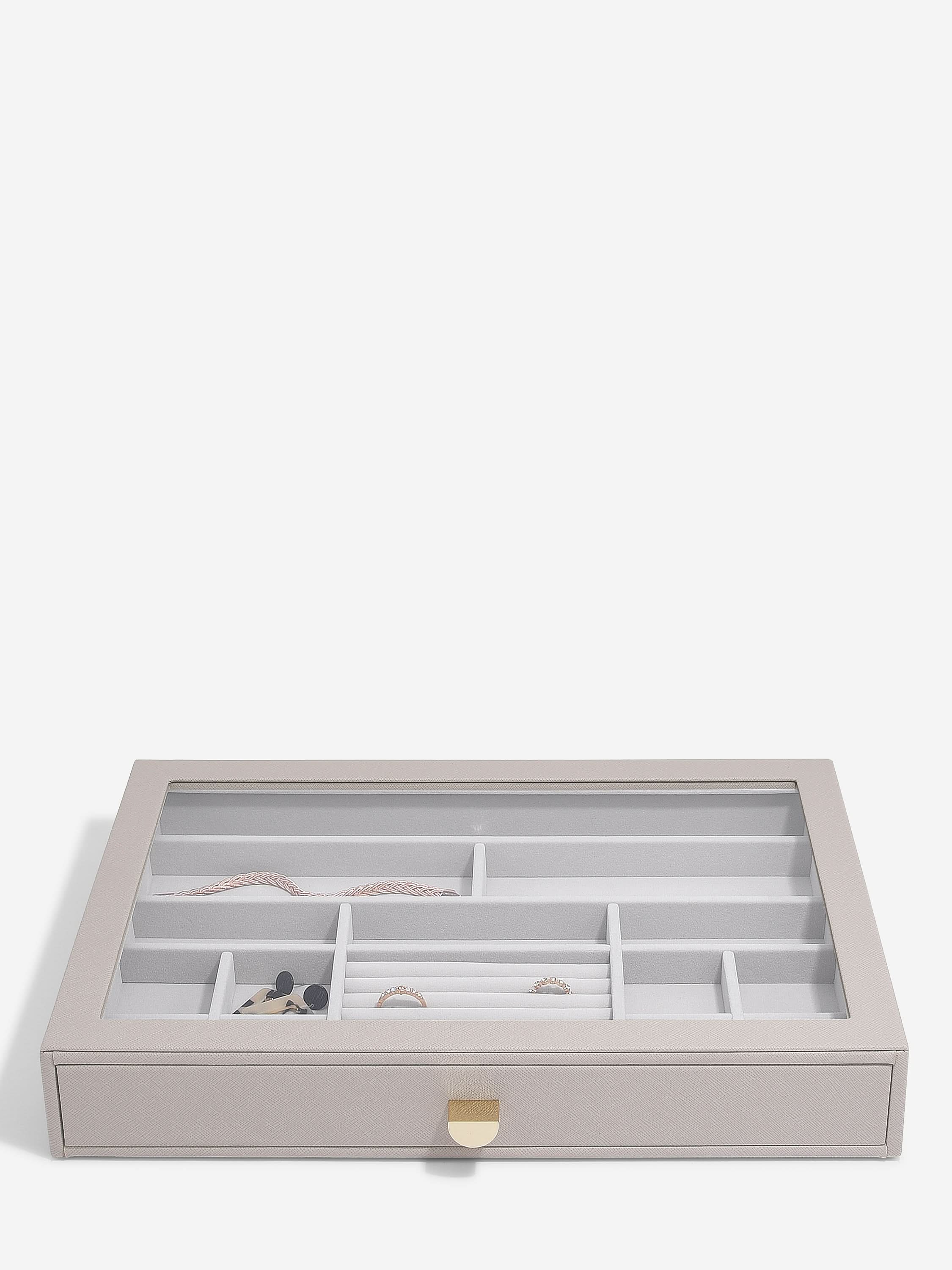 Stackers XL Ringen & Armbandenlade Display Taupe - Mystackers