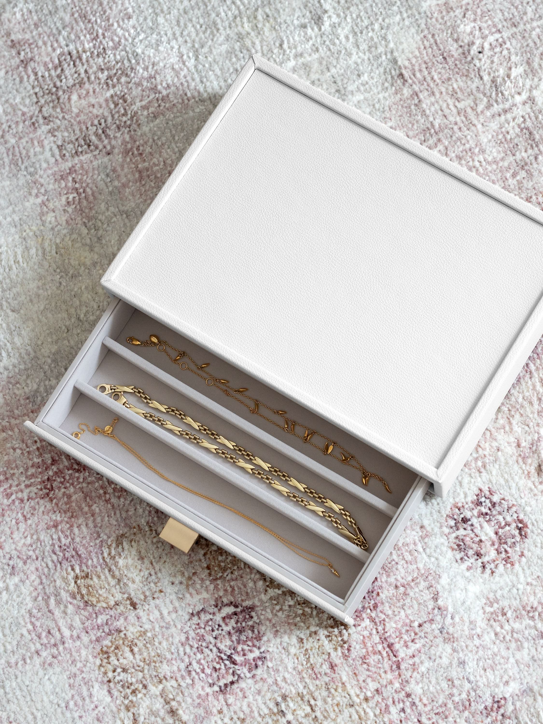 Stackers Halskettingenlade voor Klassieke Display Juwelendoos Wit - Mystackers