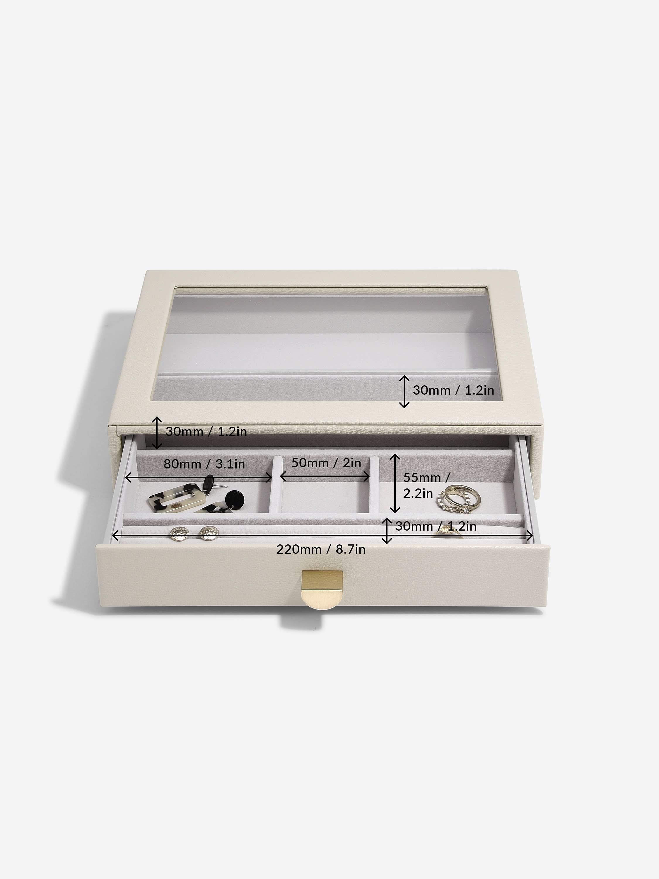Stackers Klassieke Display Juwelendoos Set van 3 Havermout - Mystackers