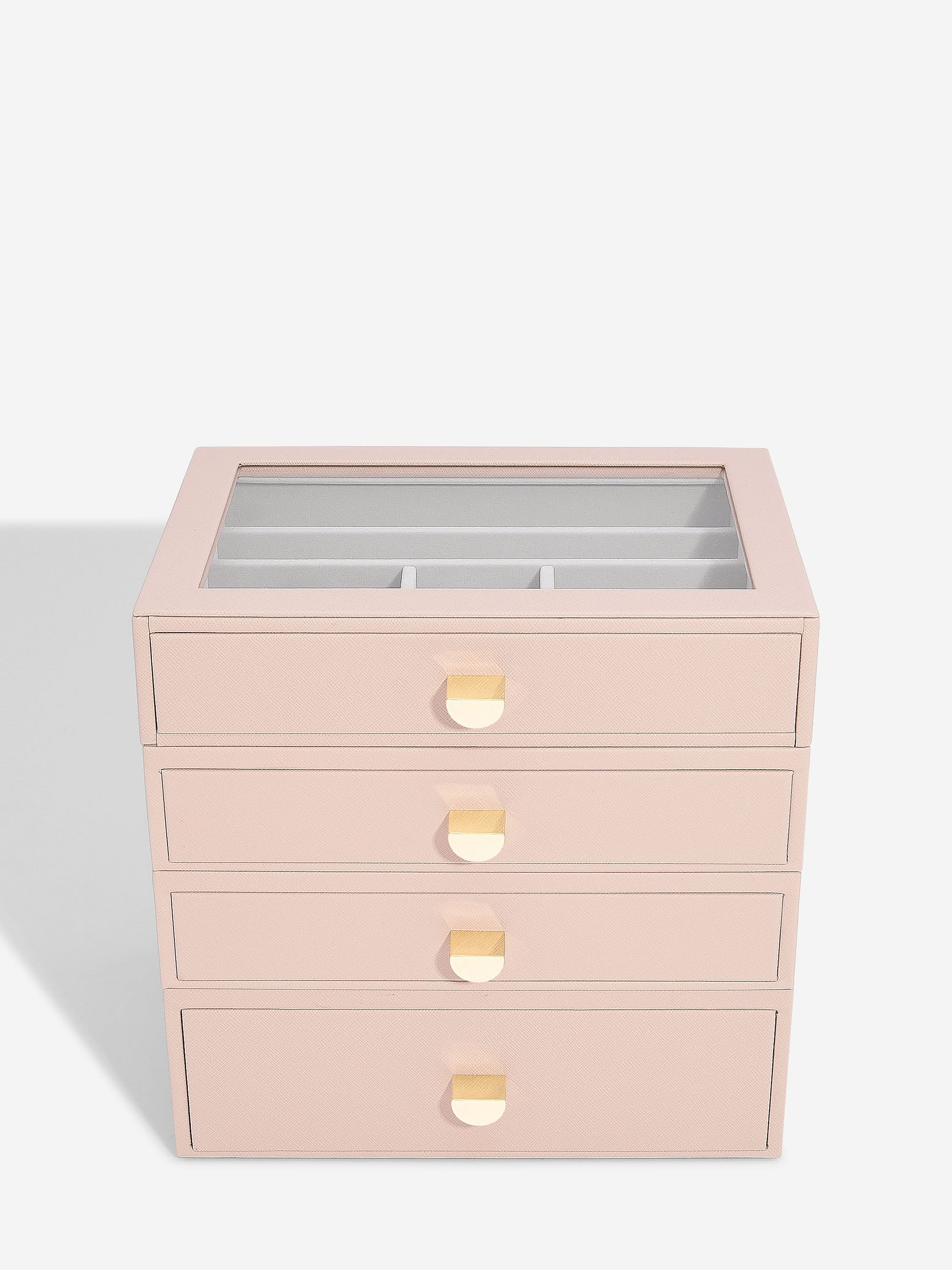Stackers Klassieke Display Juwelendoos Set van 4 Roze - Mystackers