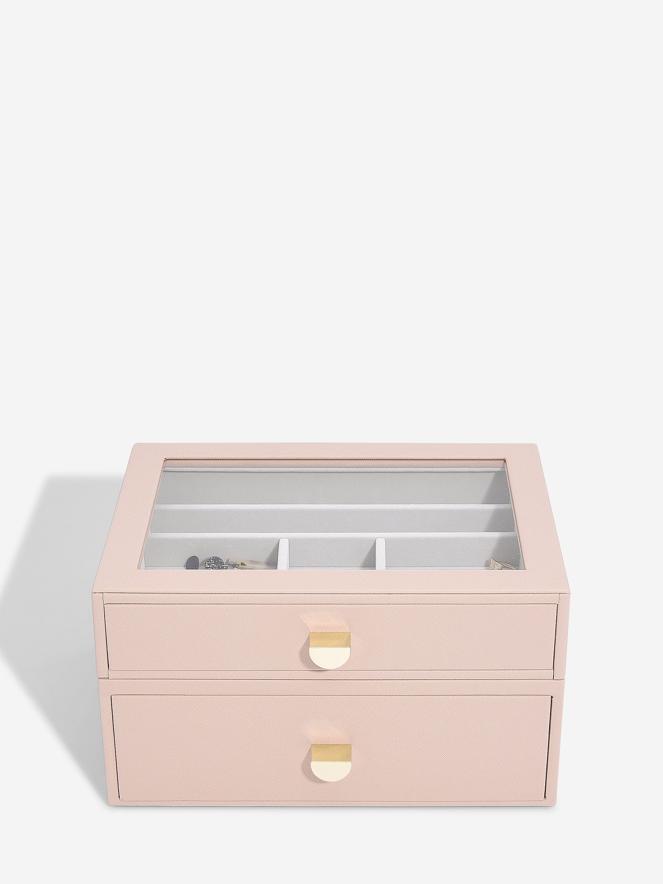 Stackers Klassieke Display Juwelendoos Set van 2 Roze - Mystackers