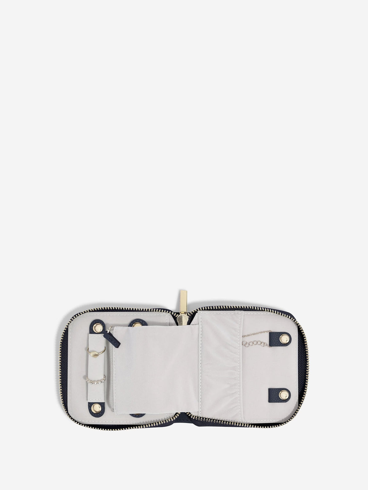 Stackers Compact Jewellery Roll Marineblauw - Mystackers