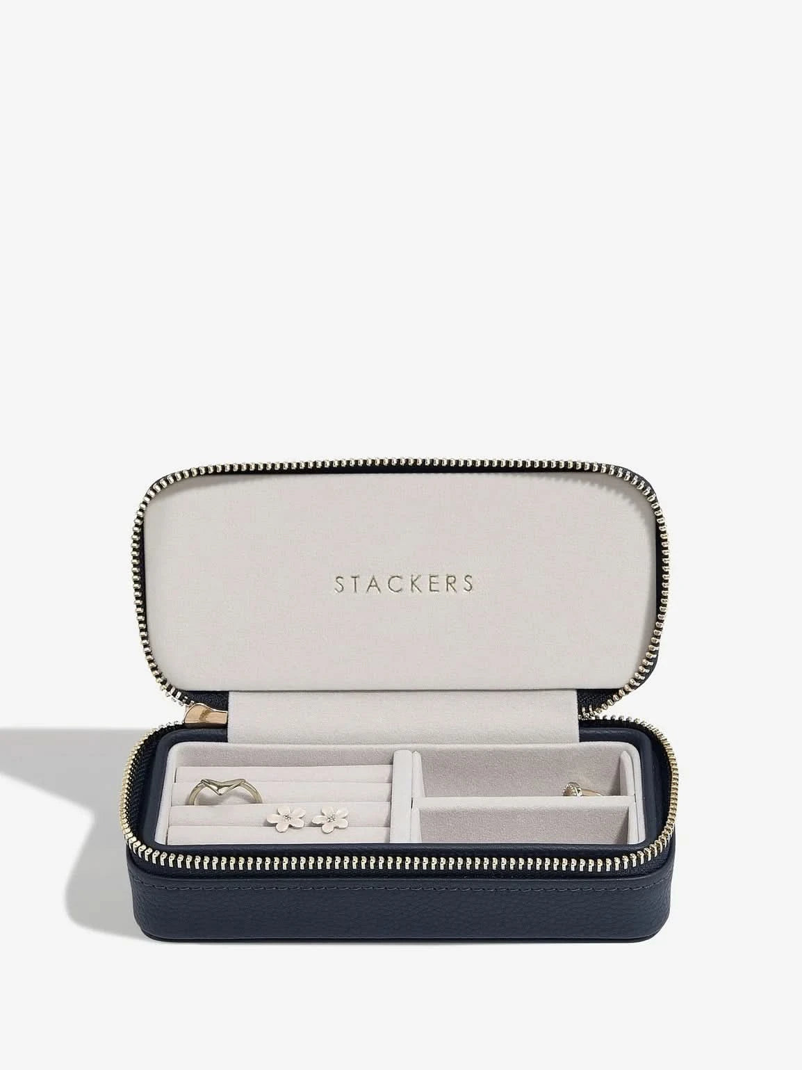 Stackers Medium Travel box Marineblauw - Mystackers
