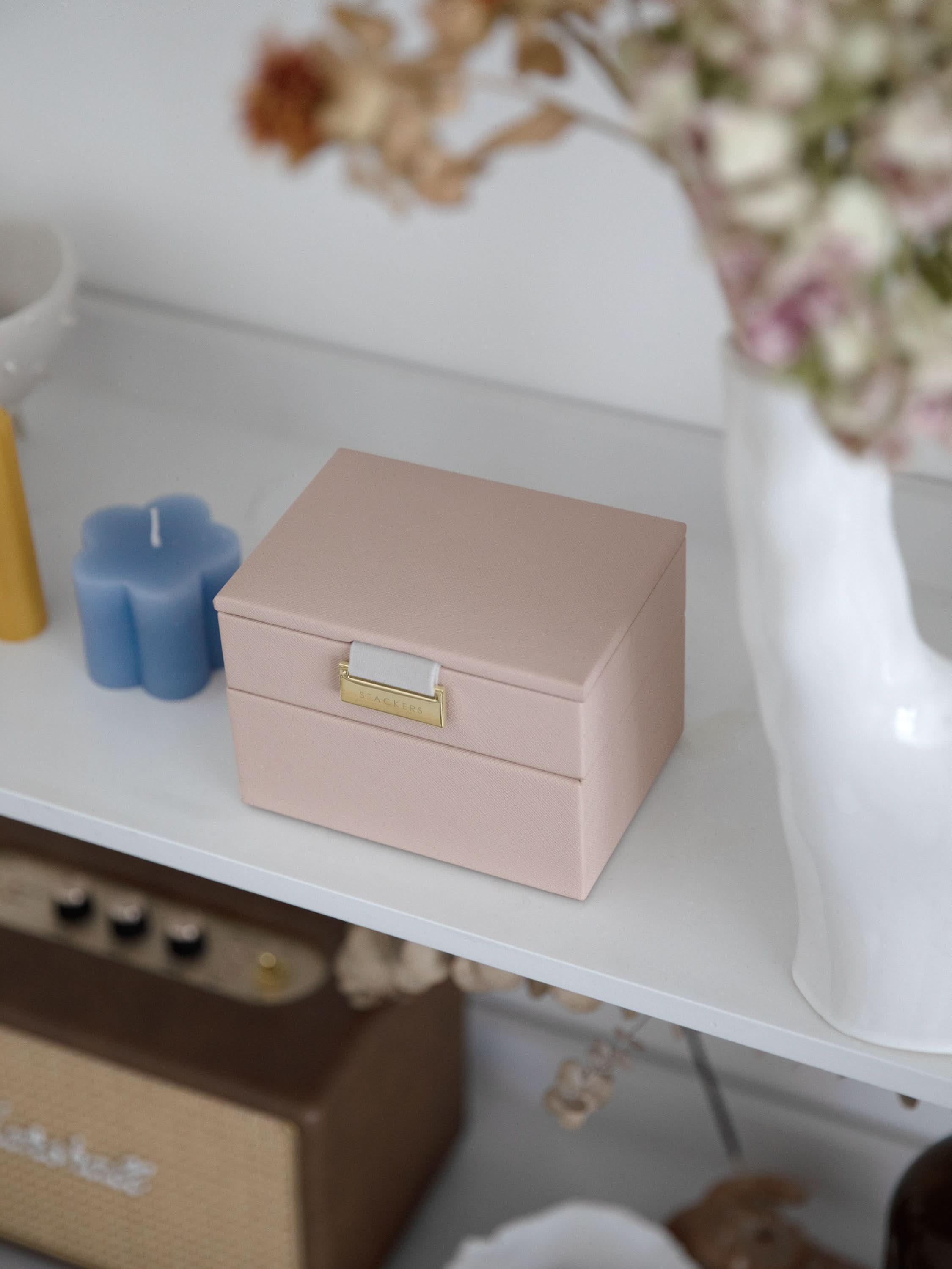 Stackers Micro Juwelendoos Set van 2 Roze - Mystackers