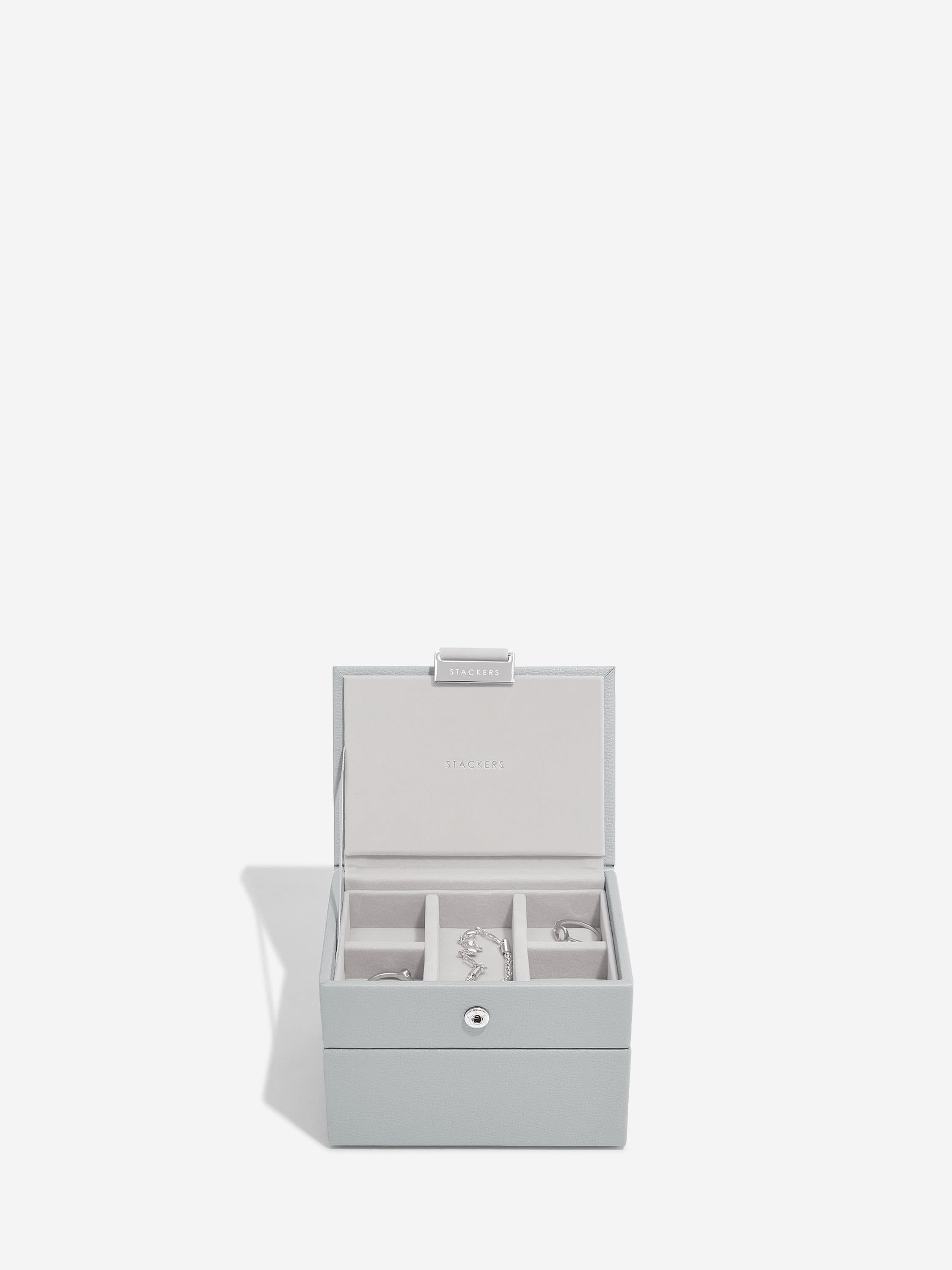 Stackers Micro Juwelendoos Set van 2 Grijs - Mystackers