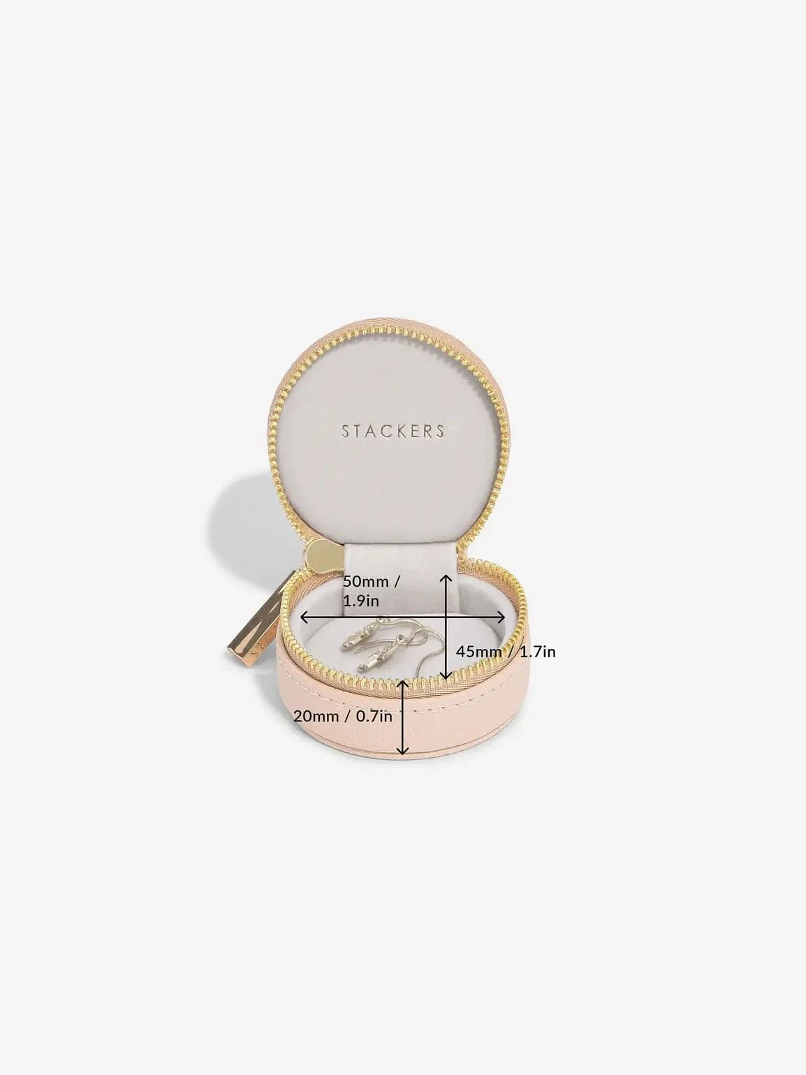 Stackers Oyster Reissieradendoosje Roze - Mystackers