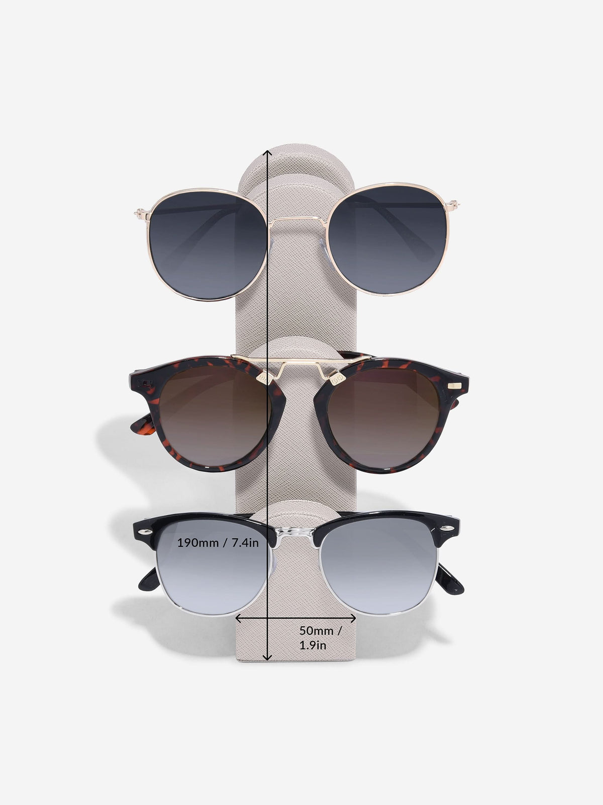 Stackers Brillenhouder Taupe - Mystackers