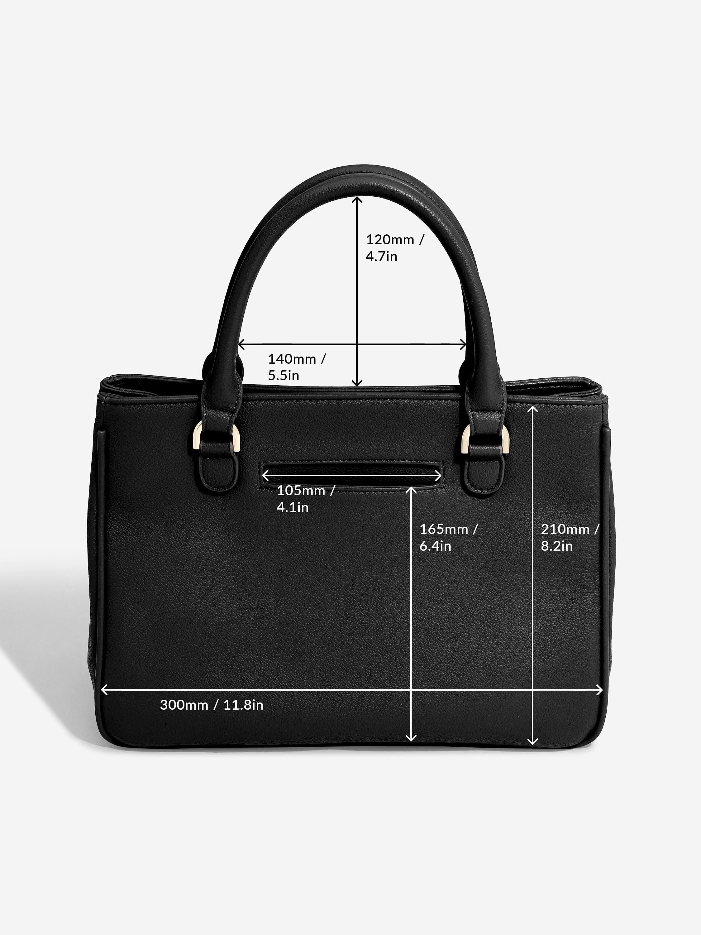 Stackers Kleine Handtas Zwart - Mystackers