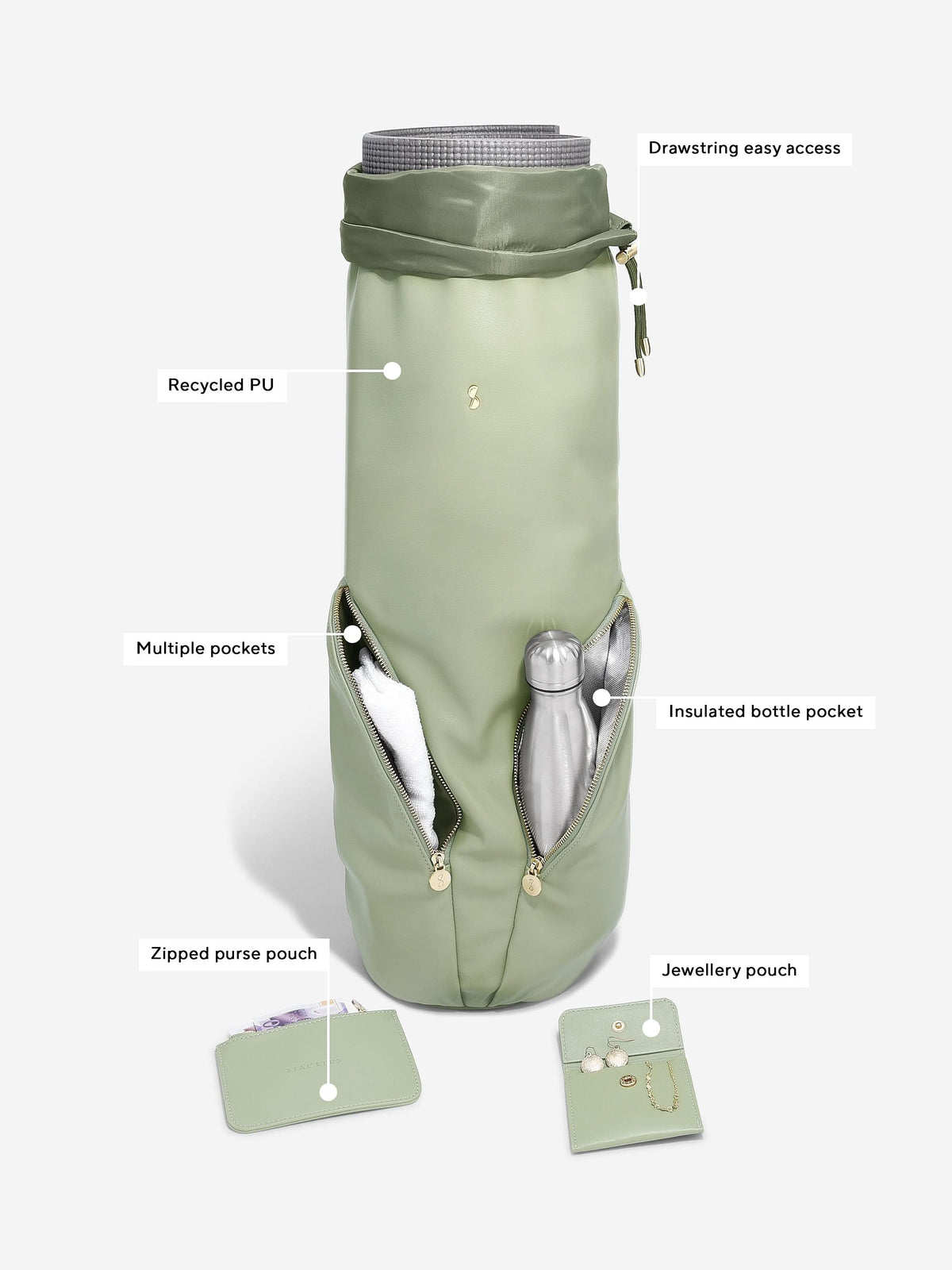 Stackers Yoga Bag Mosgroen - Mystackers