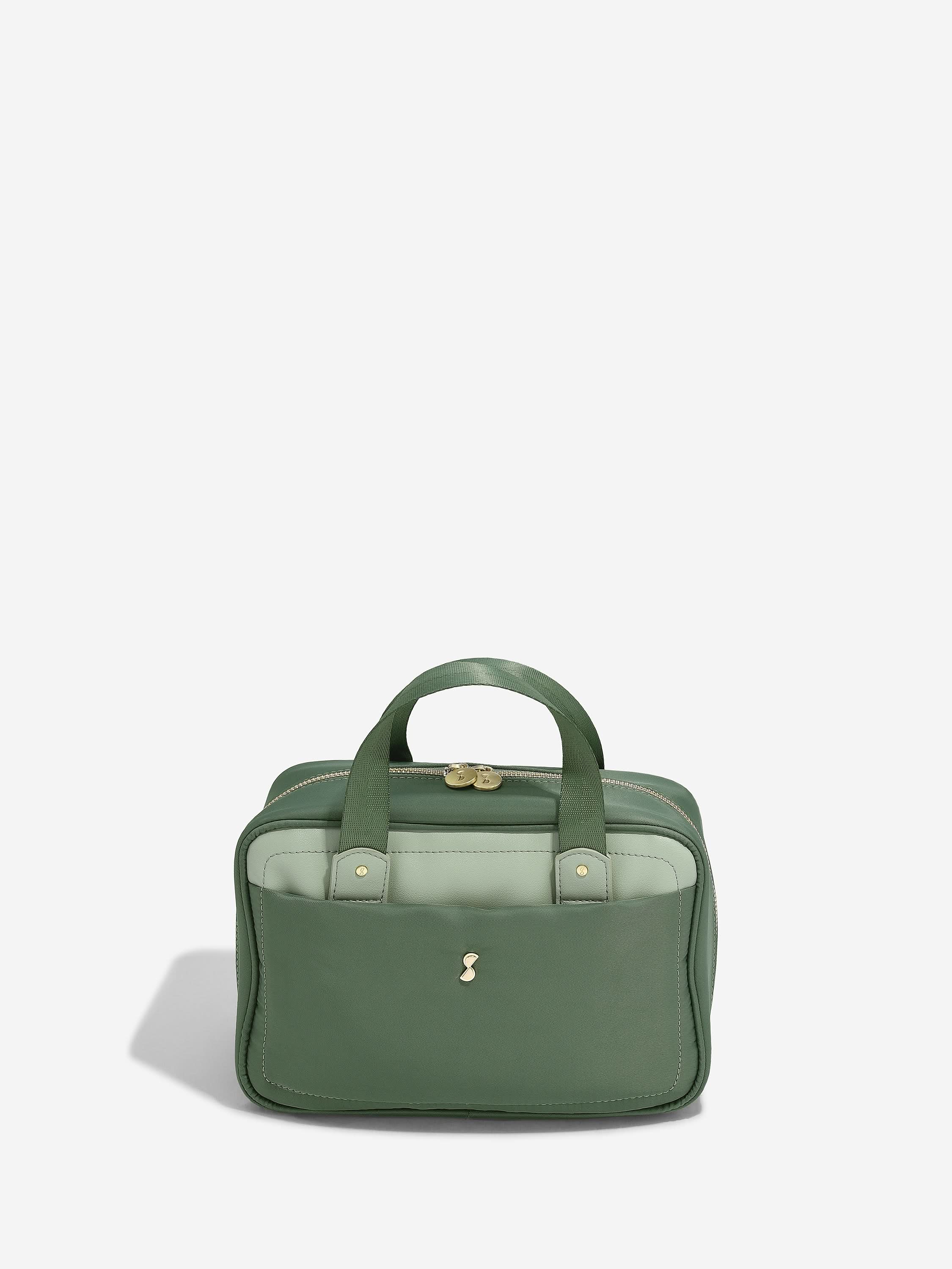 Stackers hangende Toilettas van Gerecycled Nylon Groen - Mystackers