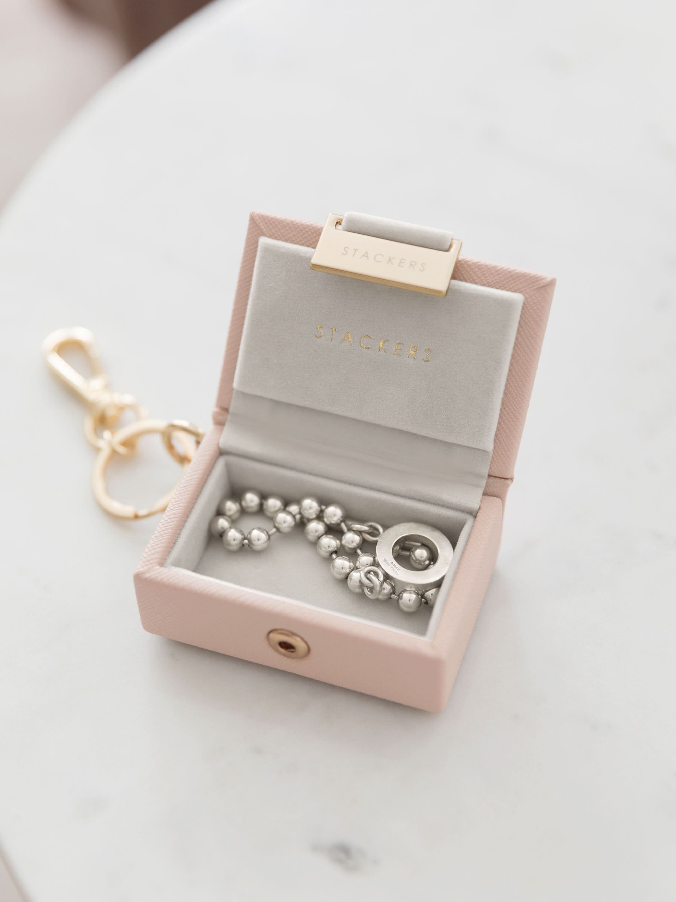 Stackers Juwelendoos Sleutelhanger Roze - Mystackers
