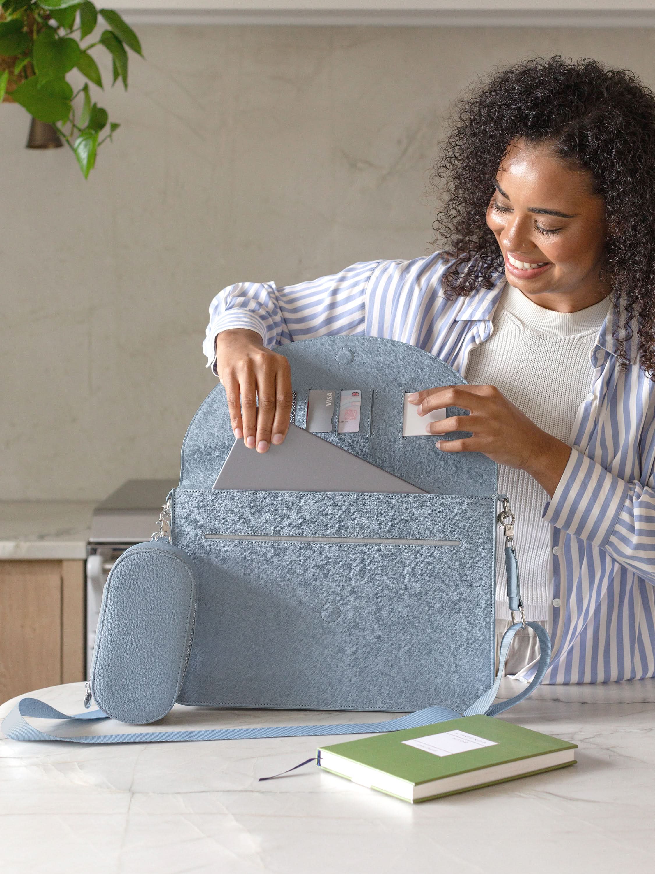 Stackers Laptoptas Blauw - Mystackers