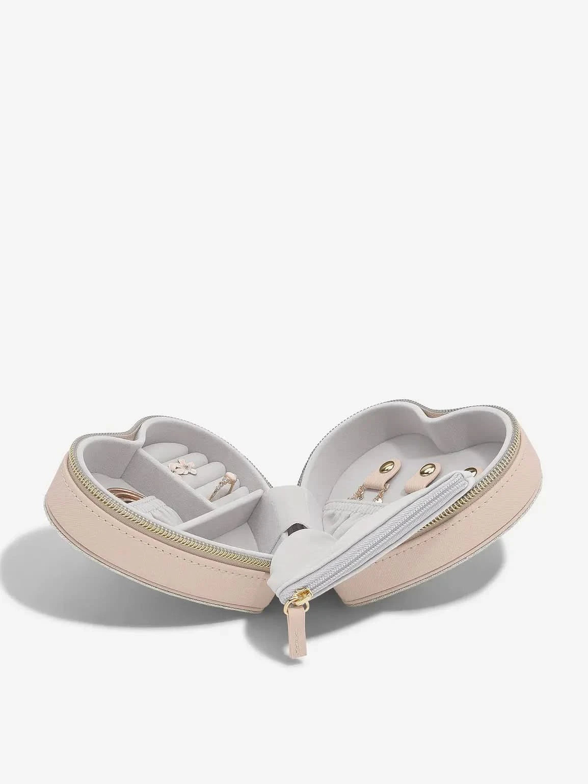 Stackers Mum Heart Travel Jewellery Box Roze - Mystackers