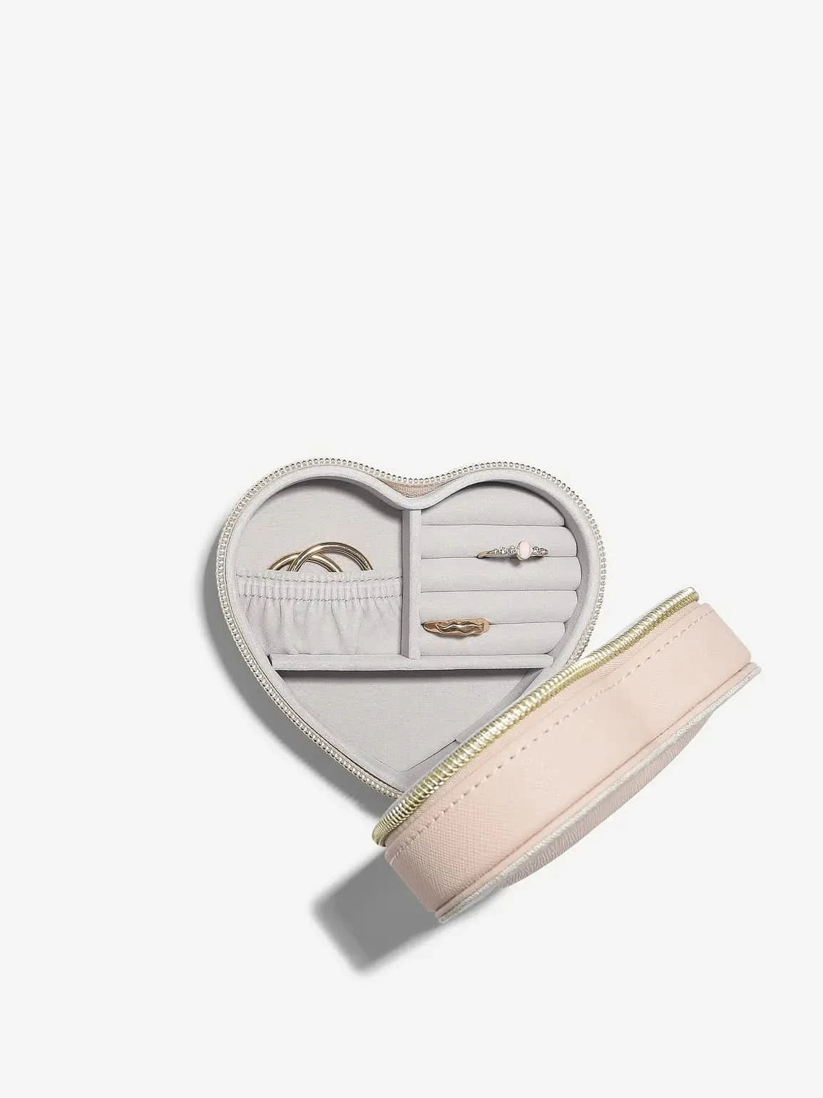 Stackers Mum Heart Travel Jewellery Box Roze - Mystackers