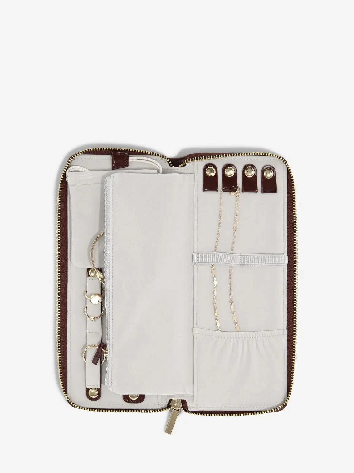 Stackers Jewellery Roll Kersenrood Gelakt - Mystackers