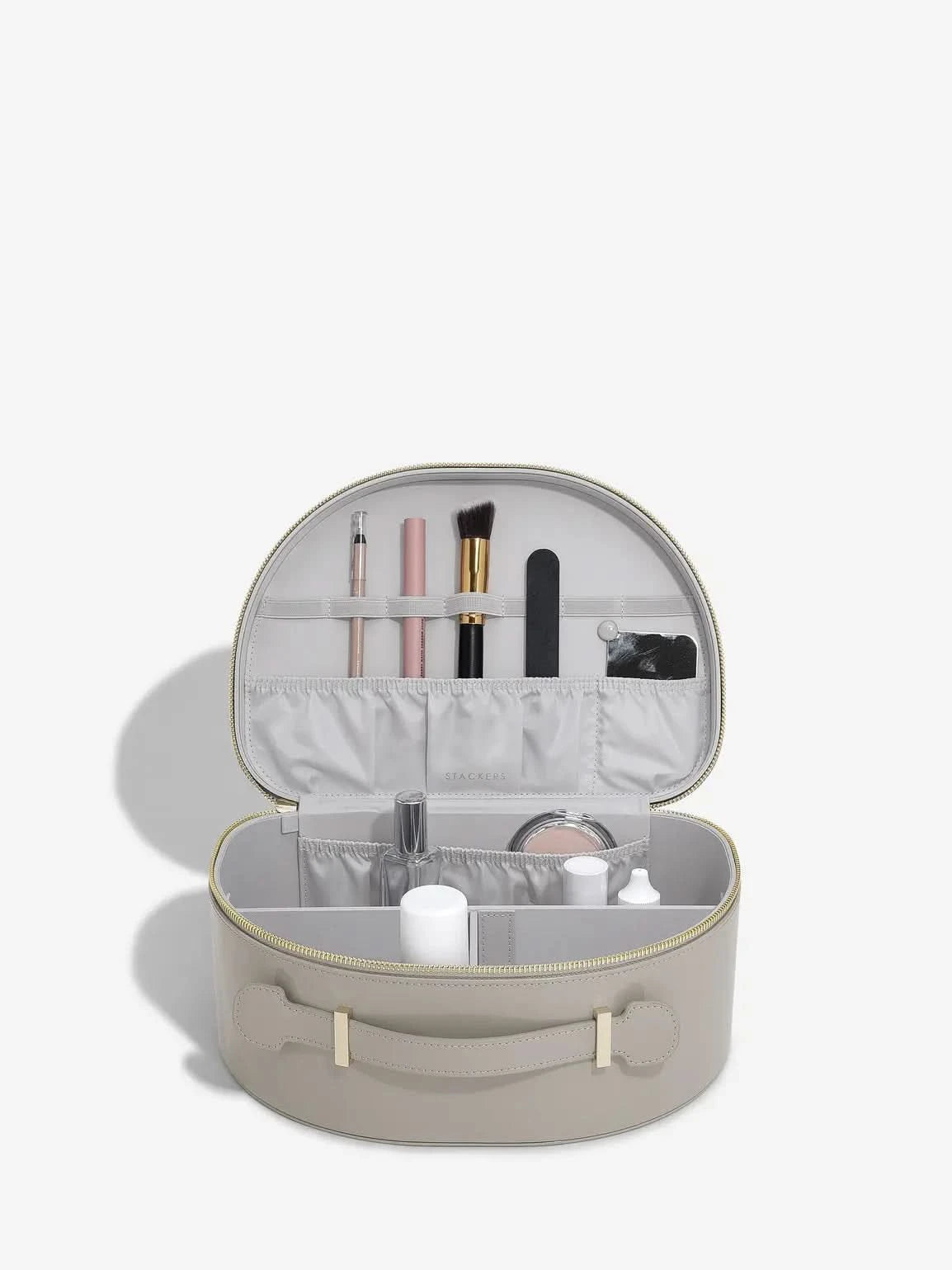 Stackers Beautycase Leemgrijs Gelakt - Mystackers